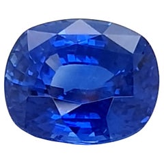 Intense Blue Sapphire, Certified, 8, 24 Ct., Gemstone