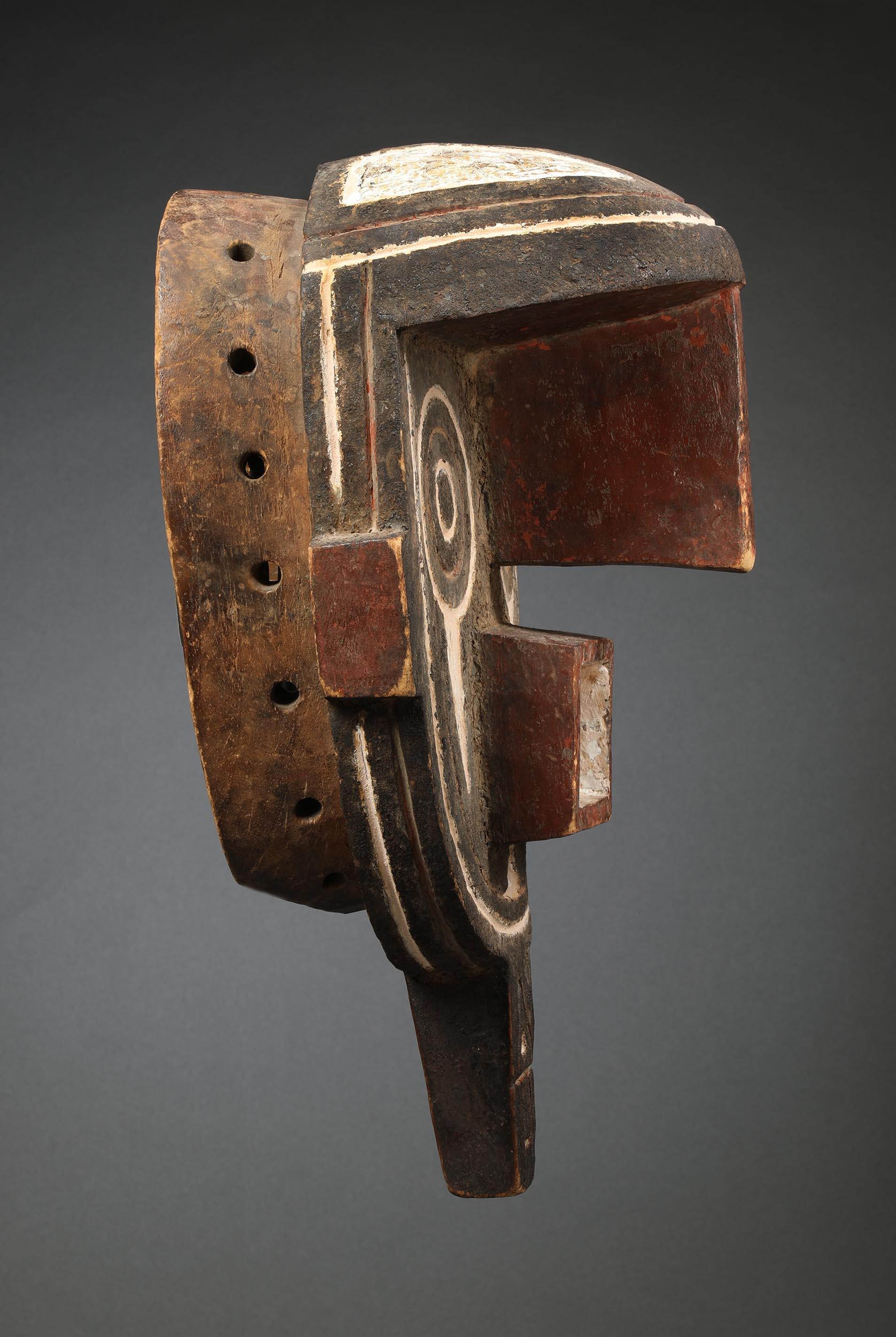 Burkinabe Intense Bwa Monkey Mask Burkina Faso Early 20th Century African Tribal Art For Sale