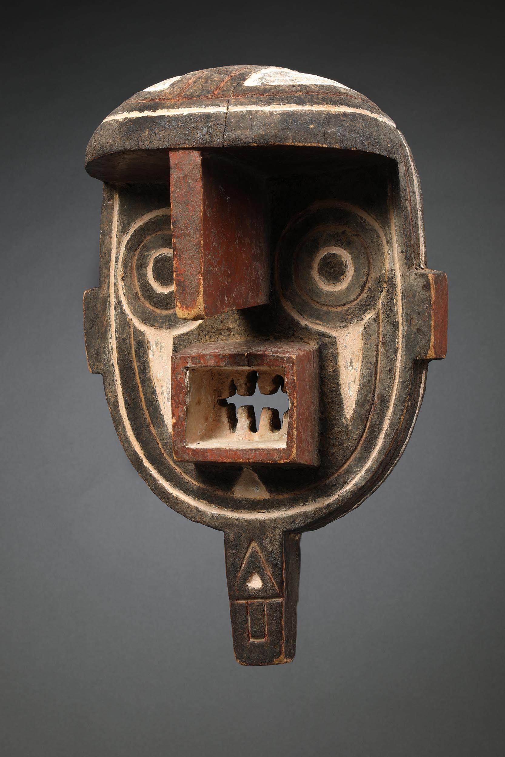 Wood Intense Bwa Monkey Mask Burkina Faso Early 20th Century African Tribal Art For Sale