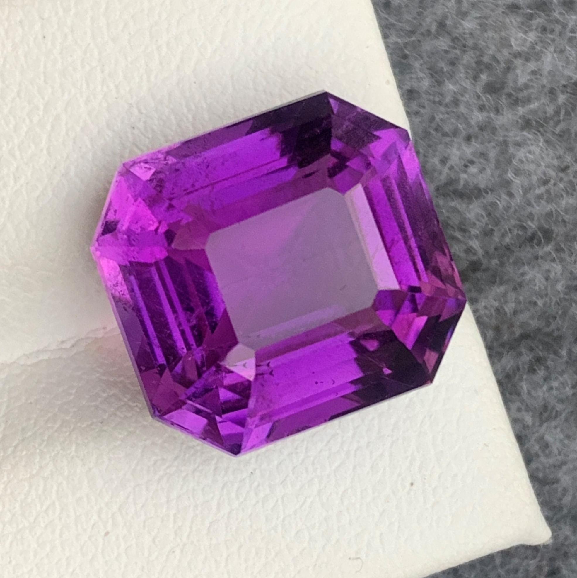 Gemstone Type : Amethyst
Weight : 13.50 Carats
Dimensions : 16.2x13x9.7 mm
Clarity : SI
Origin : Brazil
Color: Purple
Shape: Emerald Octagon
Certificate: On Demand
Month: February
Purported amethyst powers for healing
enhancing the immune
