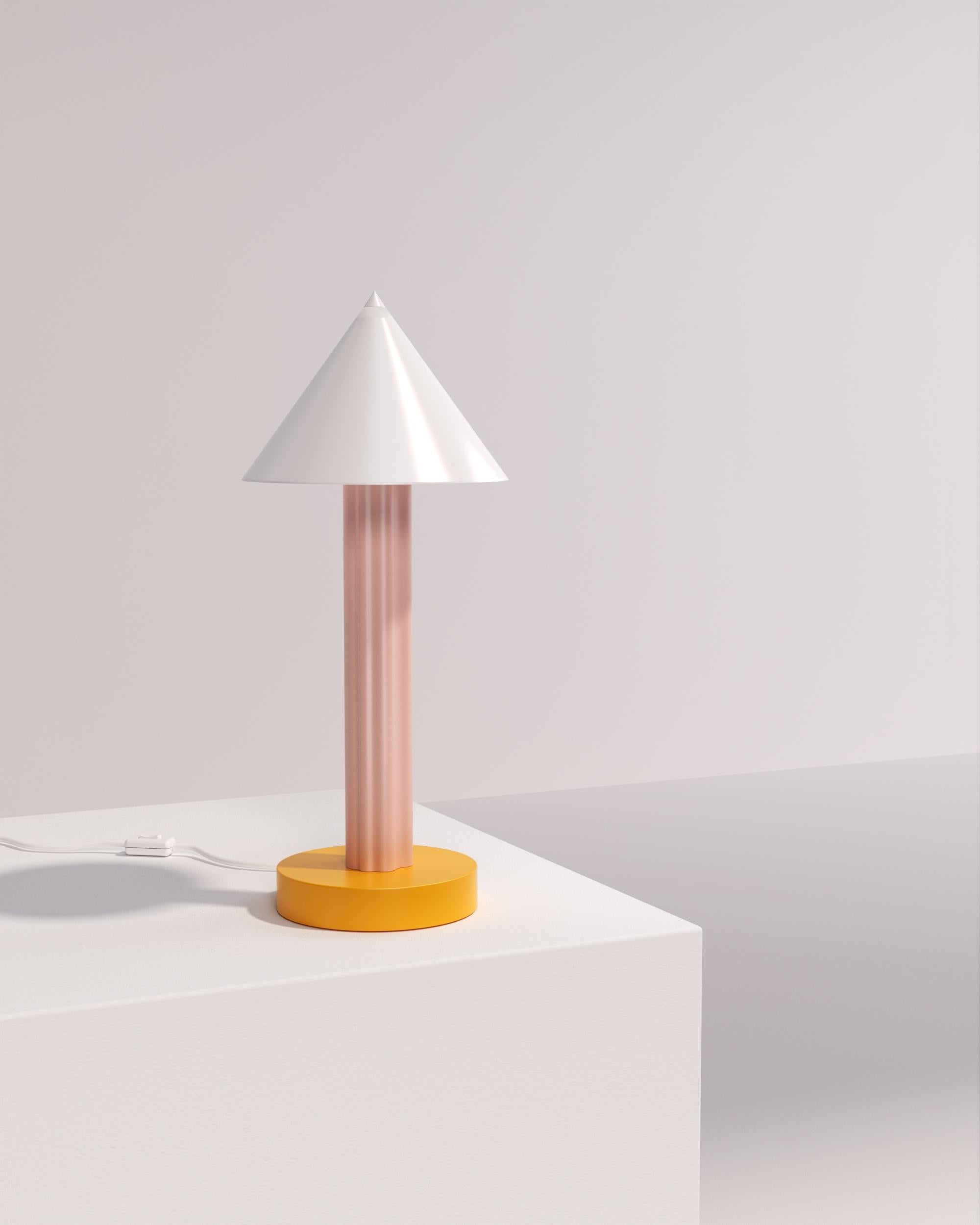 Postmoderne Lampe de bureau vert intense par Atelier Areti en vente
