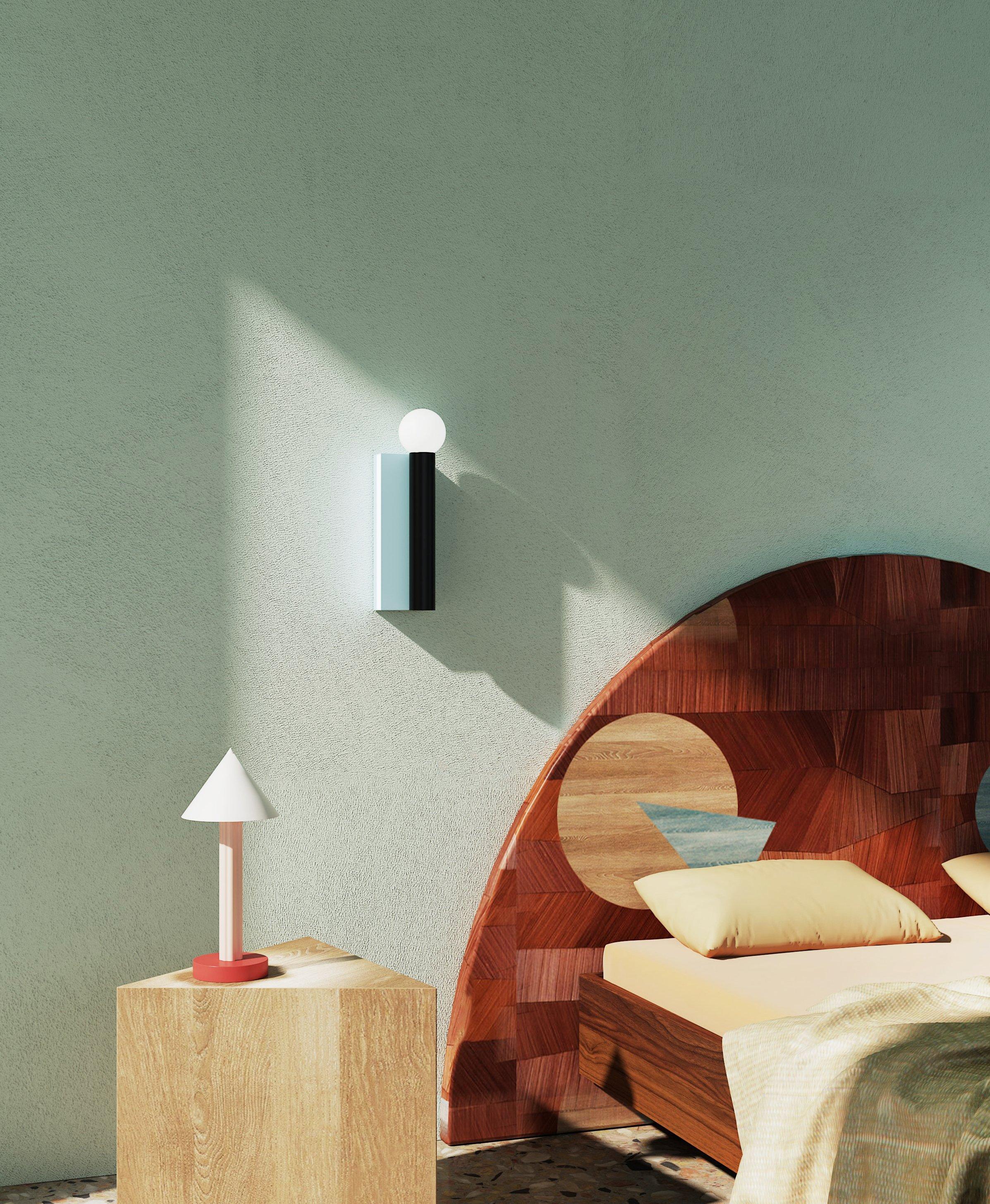 Allemand Lampe de bureau vert intense par Atelier Areti en vente