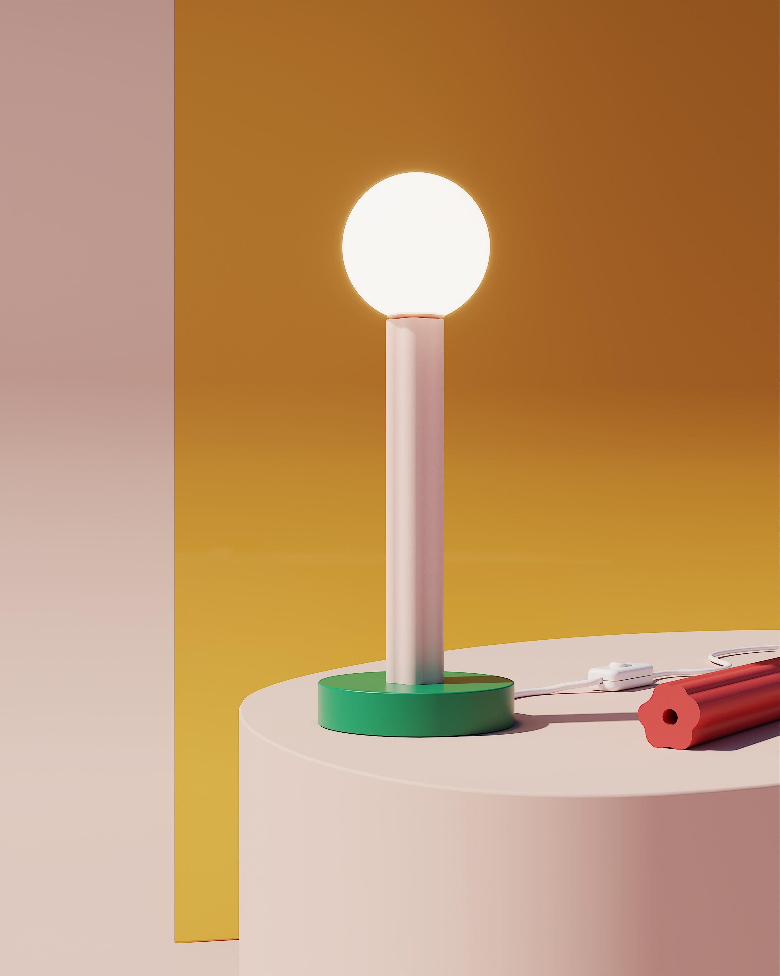 XXIe siècle et contemporain Lampe de bureau vert intense par Atelier Areti en vente