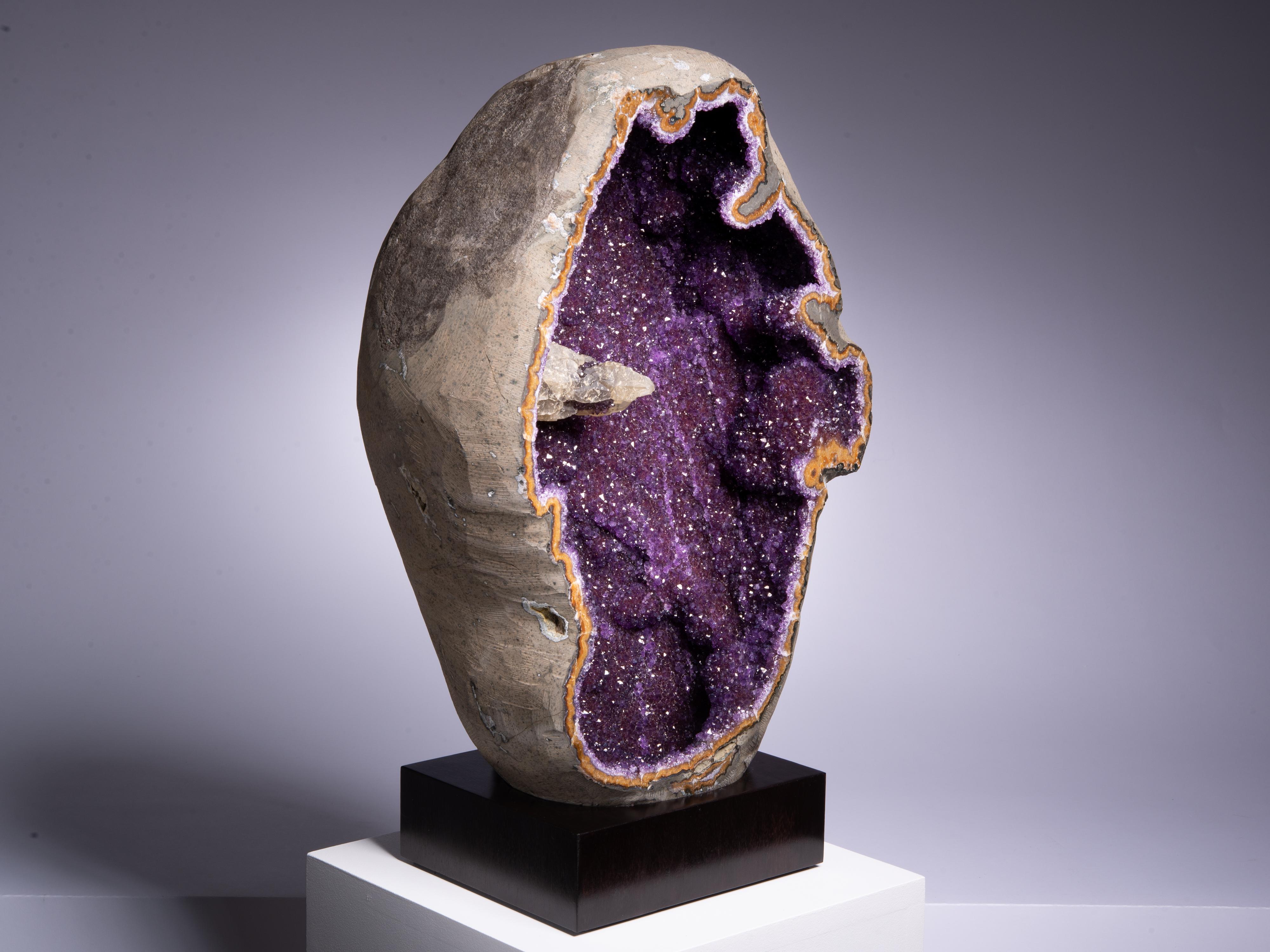 18th Century and Earlier Intense Split Geode For Sale