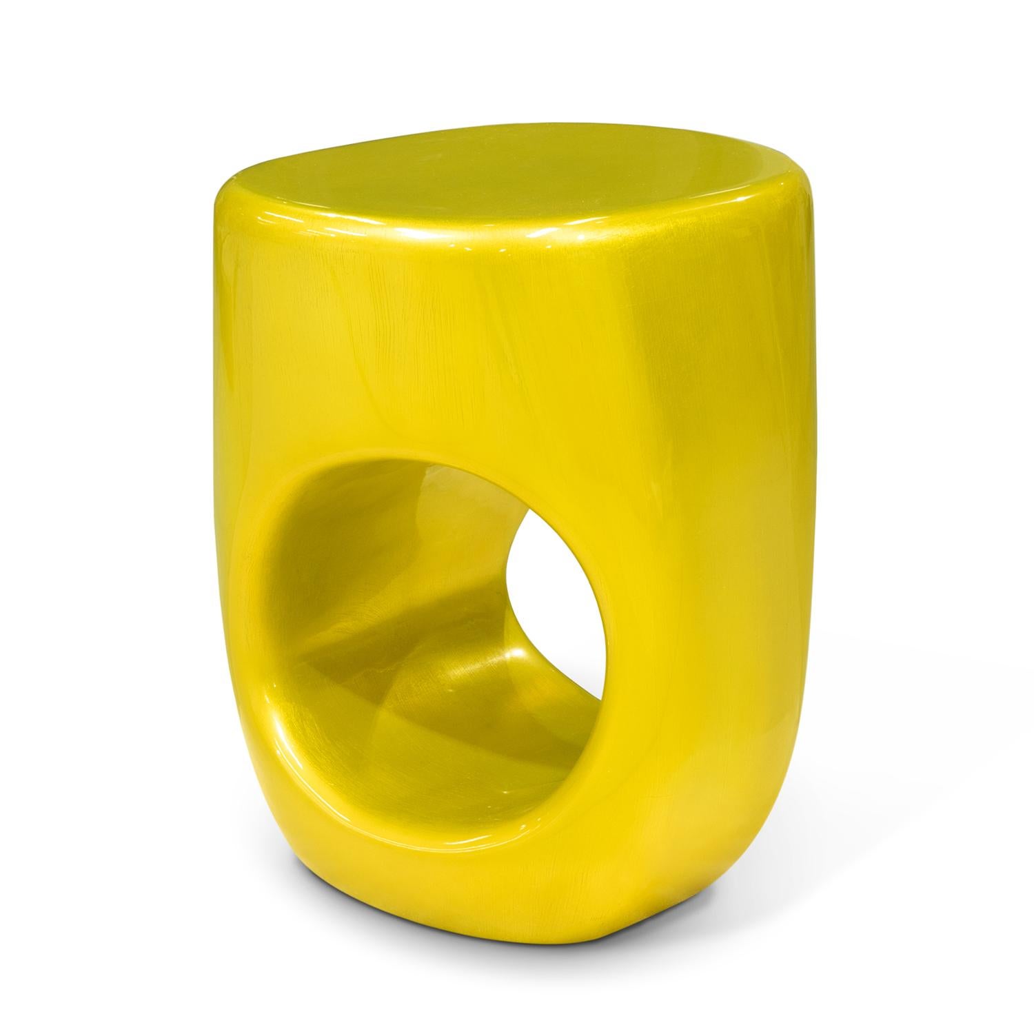 Portoghese Sgabello giallo intenso in vendita