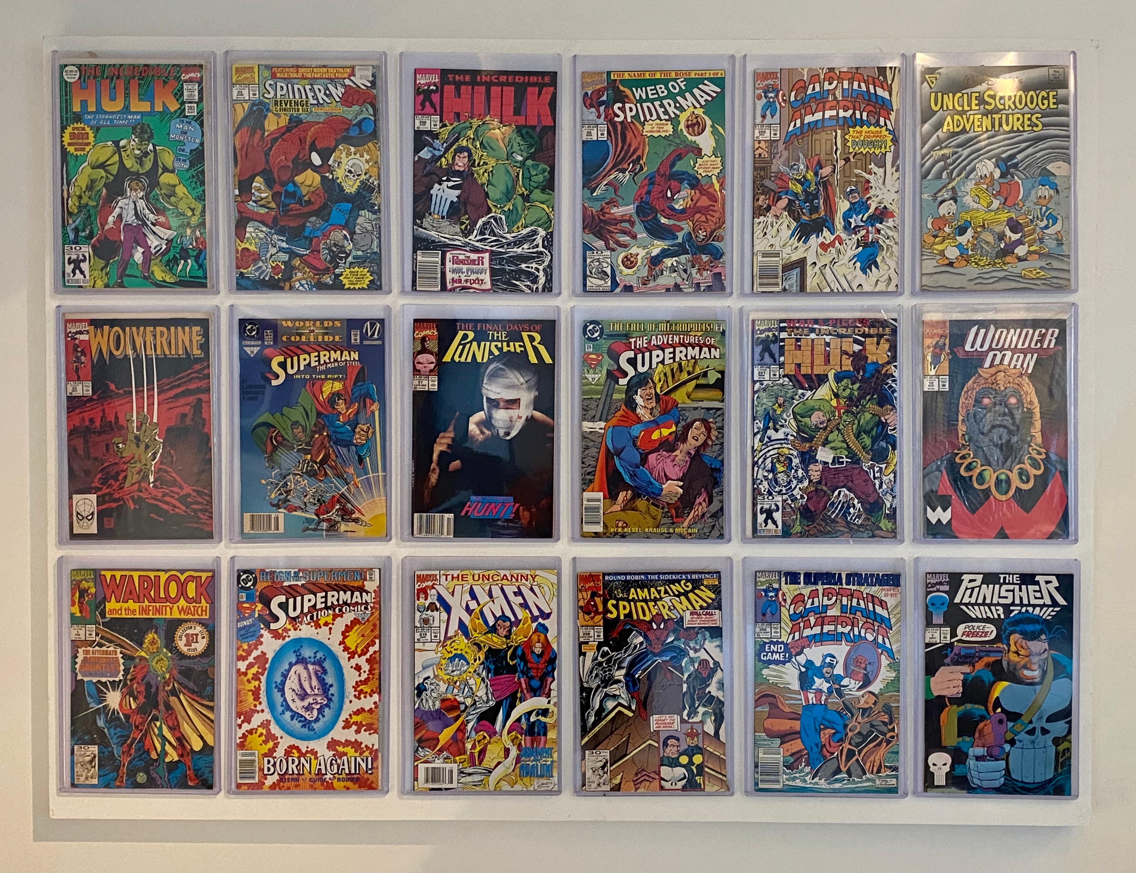 Interactive Nostalgia, a 1970s-1990s Comic Book Art Piece In New Condition For Sale In Coral Gables, FL