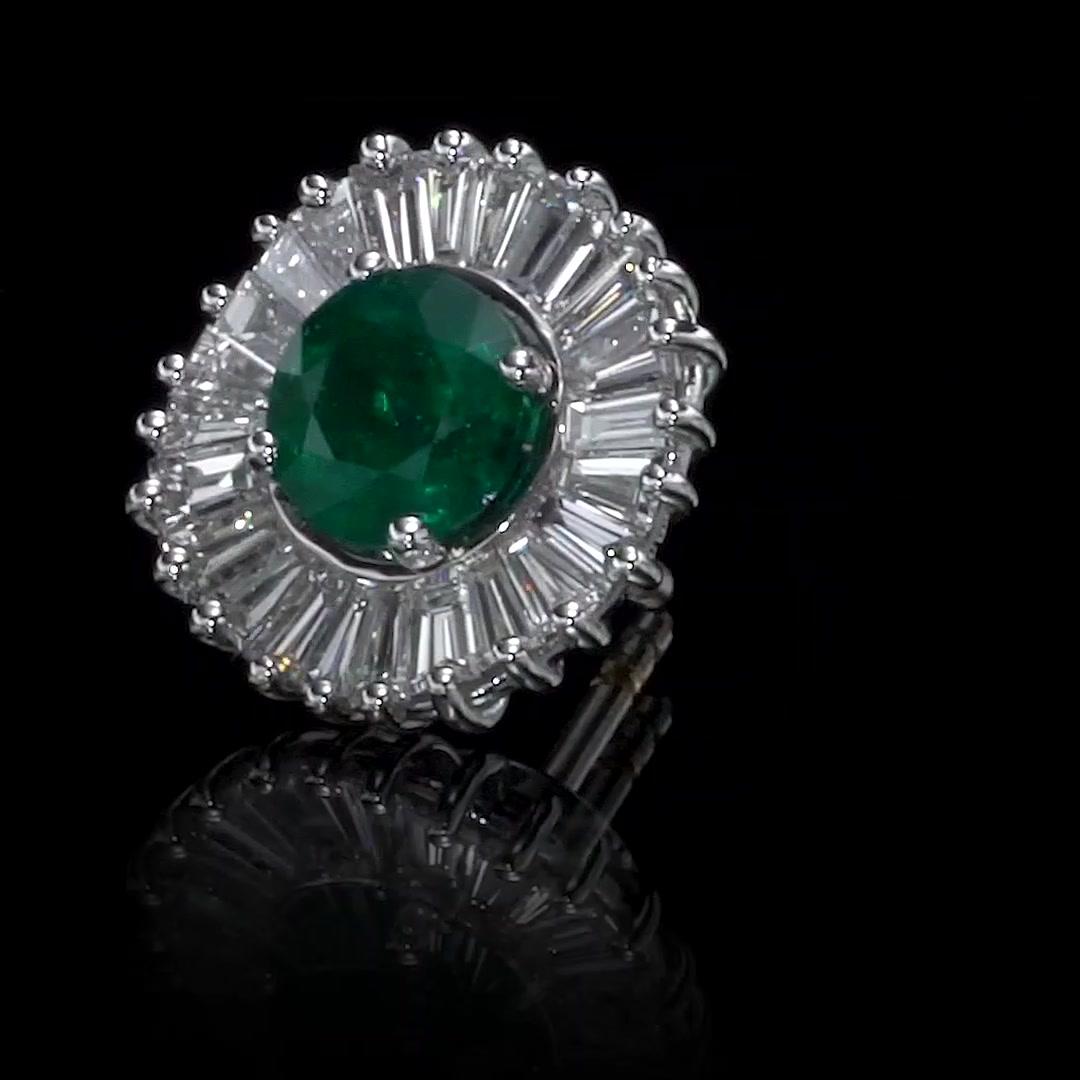 Art Deco 10.65 Ct. Interchangeable Earring Set Diamonds, Emeralds, Pink & Blue Sapphires For Sale