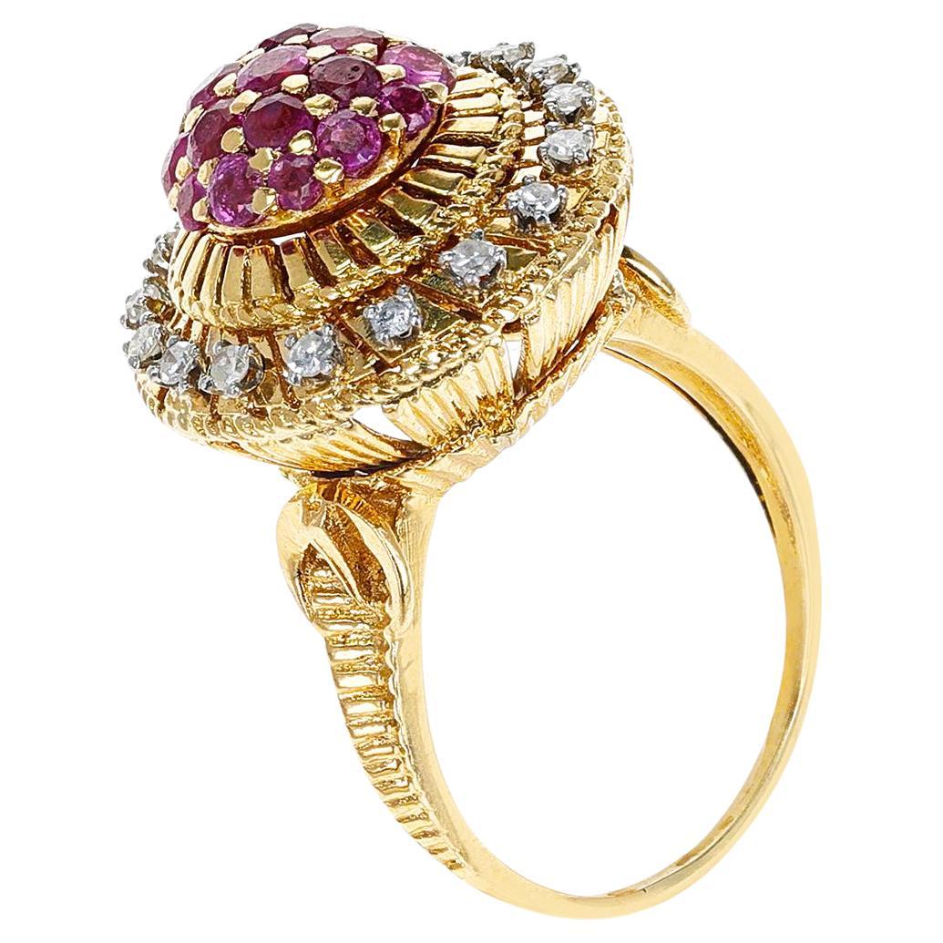 Jörg Heinz Brushed 18K White Gold Revellion Ring with Interchangeable –  Tenenbaum Jewelers