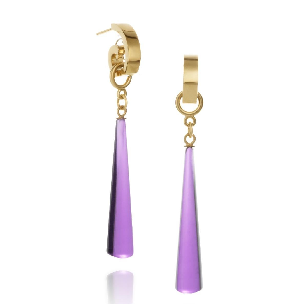 Ensembles de boucles d'oreilles interchangeables en or 14 carats en vente 1