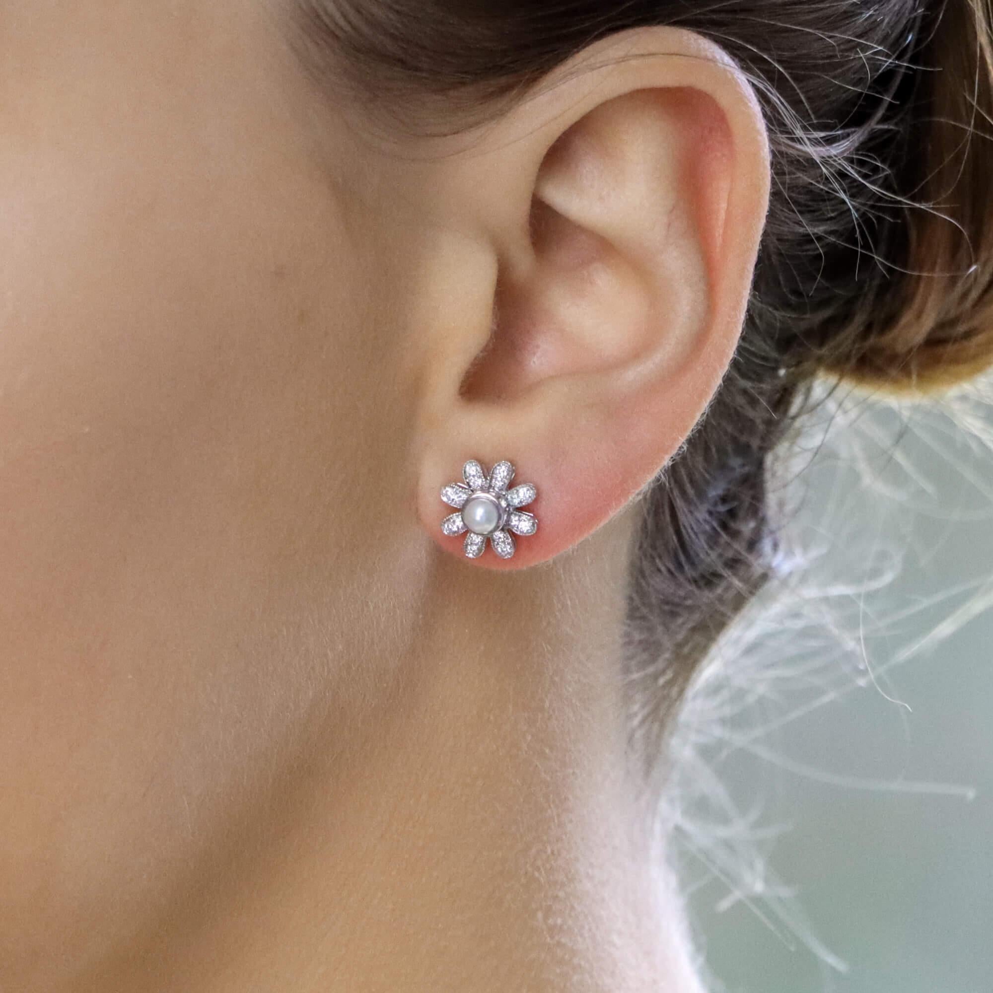 interchangeable diamond earrings