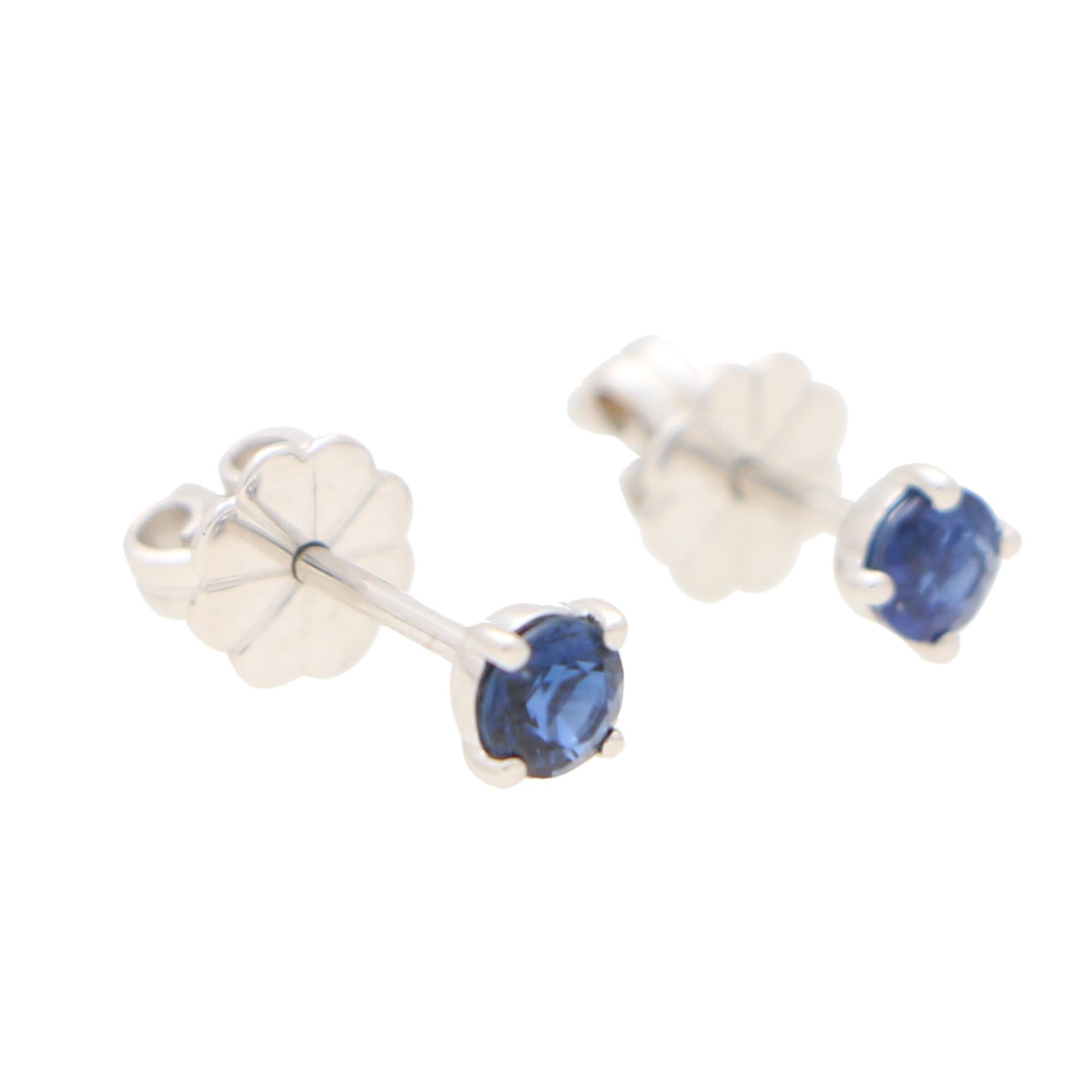 Women's or Men's Interchangeable Ruby, Sapphire, Diamond and Pearl Stud Floral Earrings in Gold