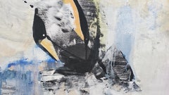 « Intercostal », 2022, grande acrylique abstraite sur toile de Kathi Robinson Frank