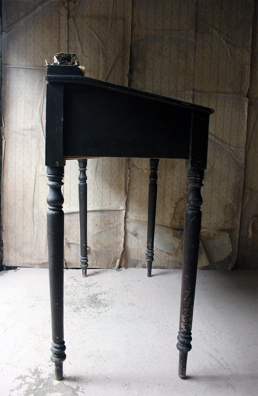 Interesting 19th Century Painted Pine & Graffitied Clerk’s Desk, circa 1870 5