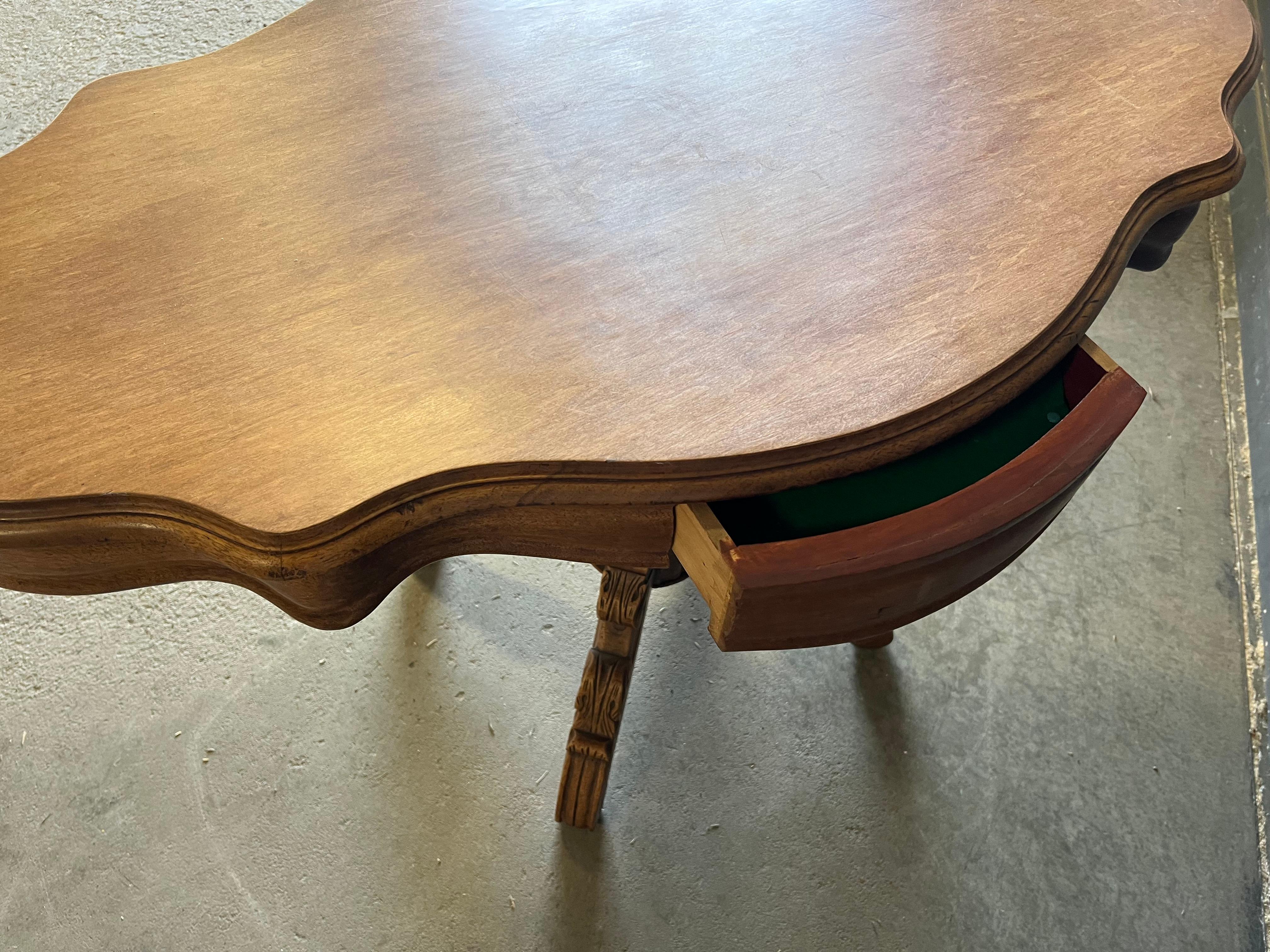 Mid-20th Century Interesting and Unusual Swiss Designed Side Table For Sale