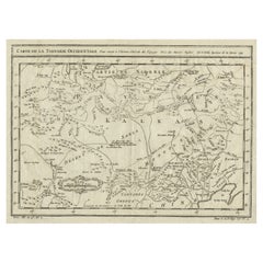 Carte ancienne de Tartary et d'Asie du Nord-Est, 1749