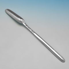 Interessanter antiker Pflanzgefäßschaufel aus Sterlingsilber mit Elgin-Ladenmarke - 1802