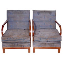Interesting Art Deco armchairs, Set of 2