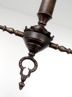Interesting Eastlake Double Gas Chandelier