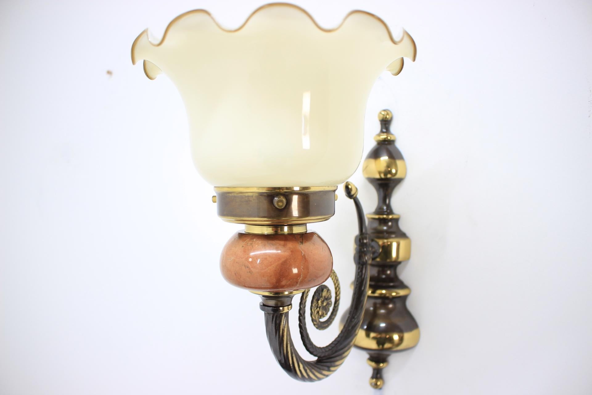 German Wall Lamps from the Hotel in Berlin, 1980s For Sale 1