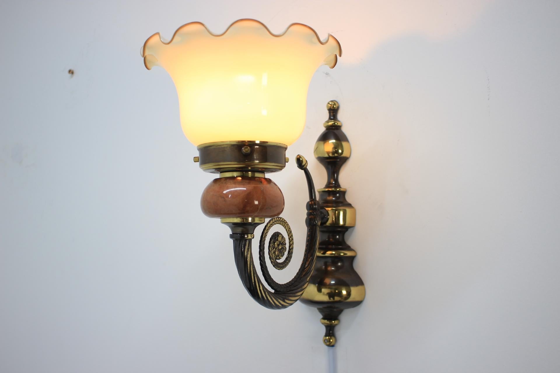 German Wall Lamps from the Hotel in Berlin, 1980s For Sale 2