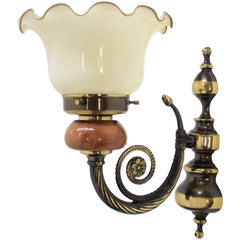 Interesting Eight of Wall Lamp, 1980s