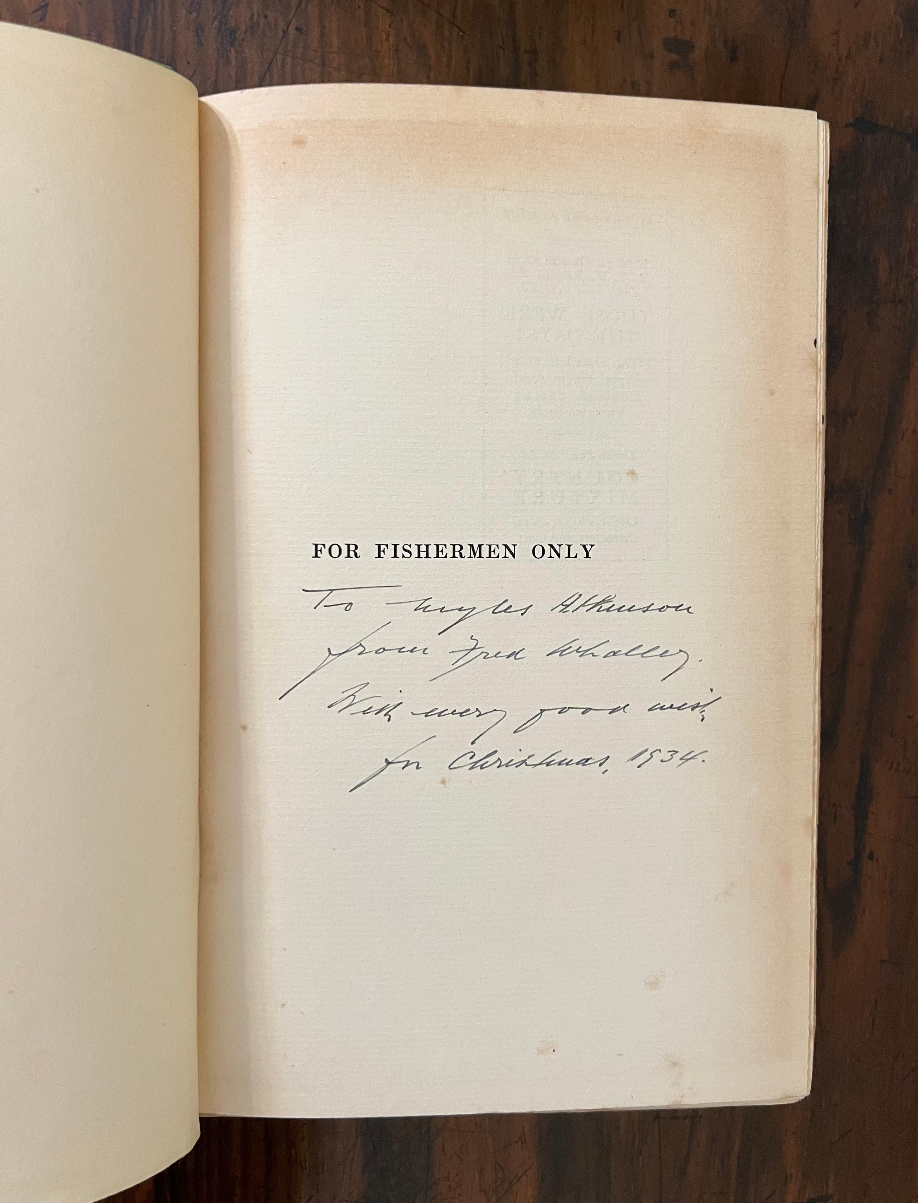 Intéressant ensemble de 13 livres vintage sur la pêche à la mouche, y compris des premières éditions. en vente 8