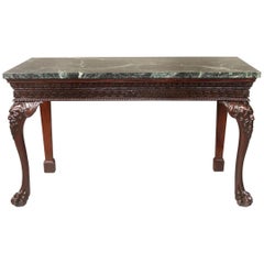 Interesting Late 19th Century Carved Wood English Console