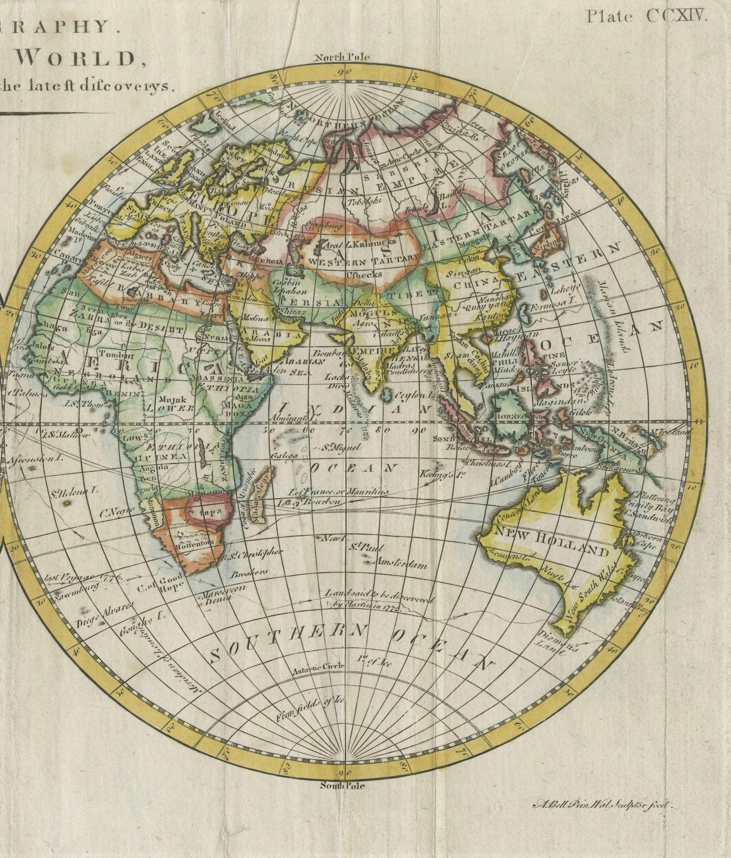 hemisphere map of the world