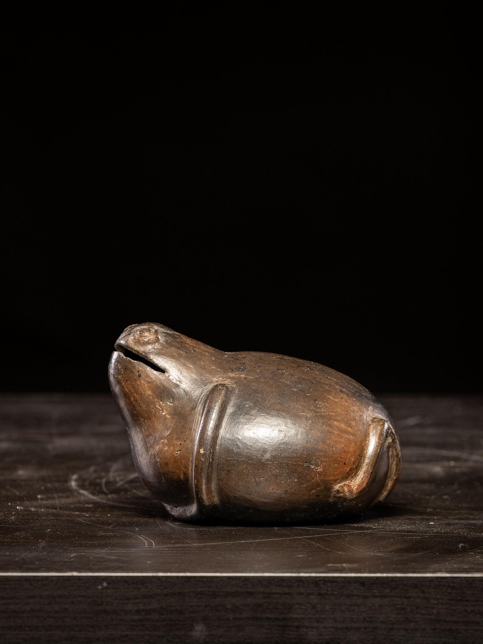 Interessante rana di terracotta Pre-Columbian trasformata in un salvadanaio in vendita 1