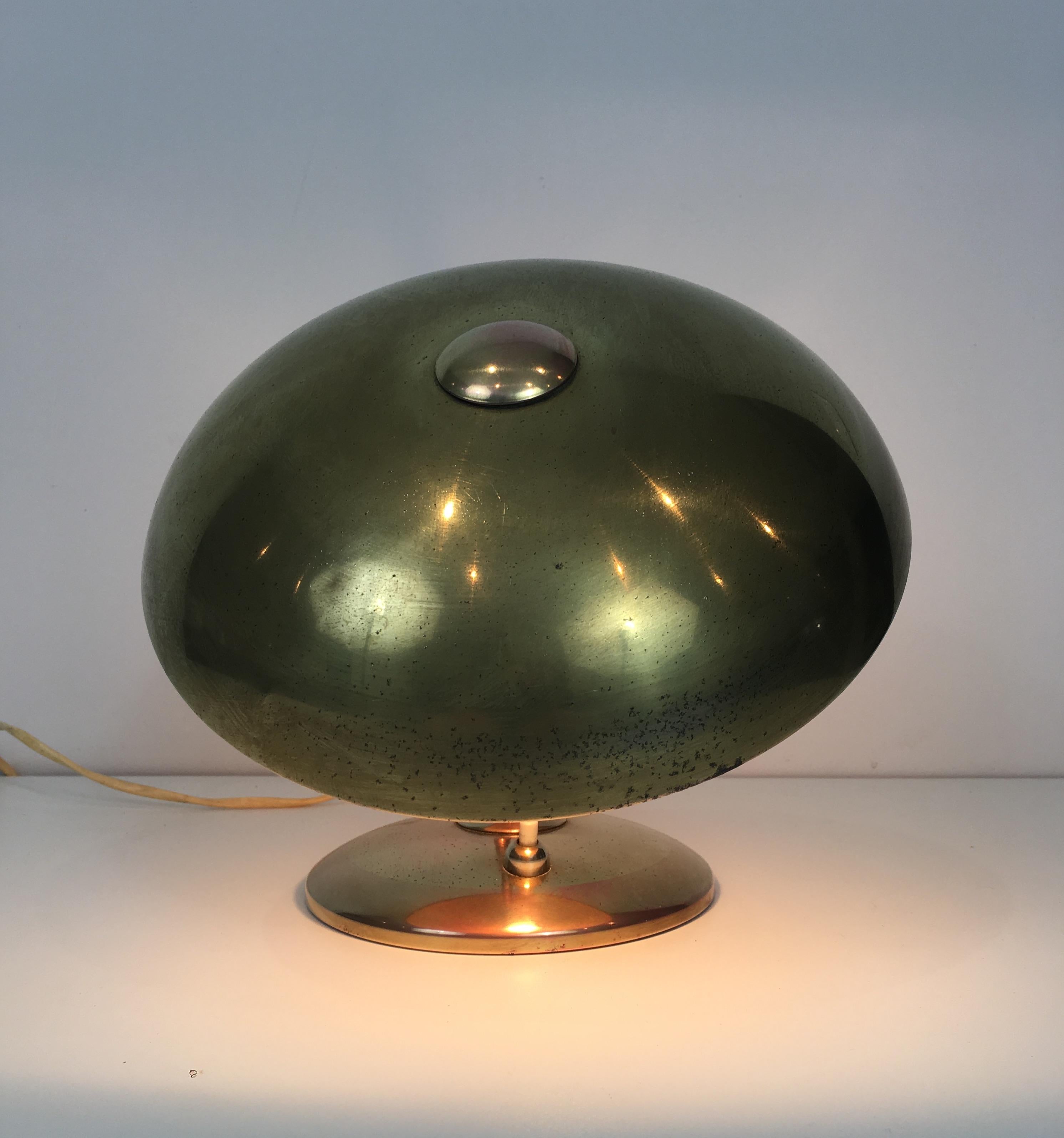 Interesting Small Brass Desk Table Lamp, circa 1930 6