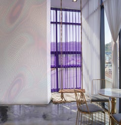 Interferenze Ultraviolette, Papel pintado, Colección Visioni de Studio Lievito