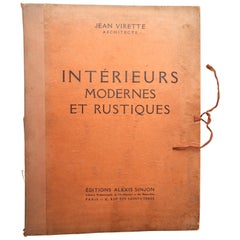 Interieurs Modernes and Rustiques by Jean Virette
