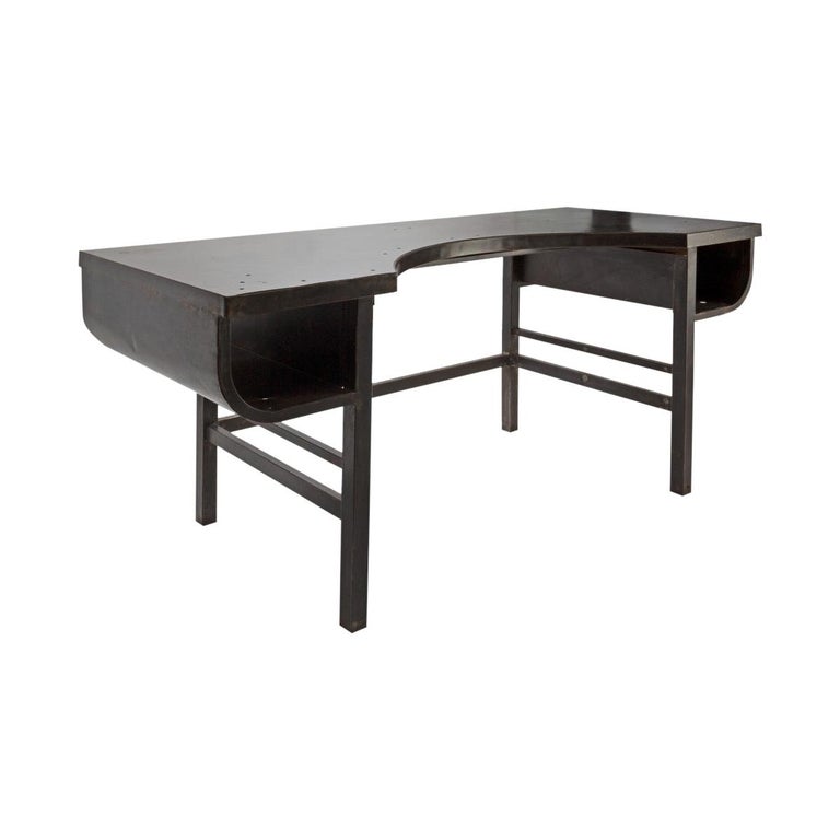Interieurs Vintage Style French Industrial Metal Desk For Sale At 1stdibs
