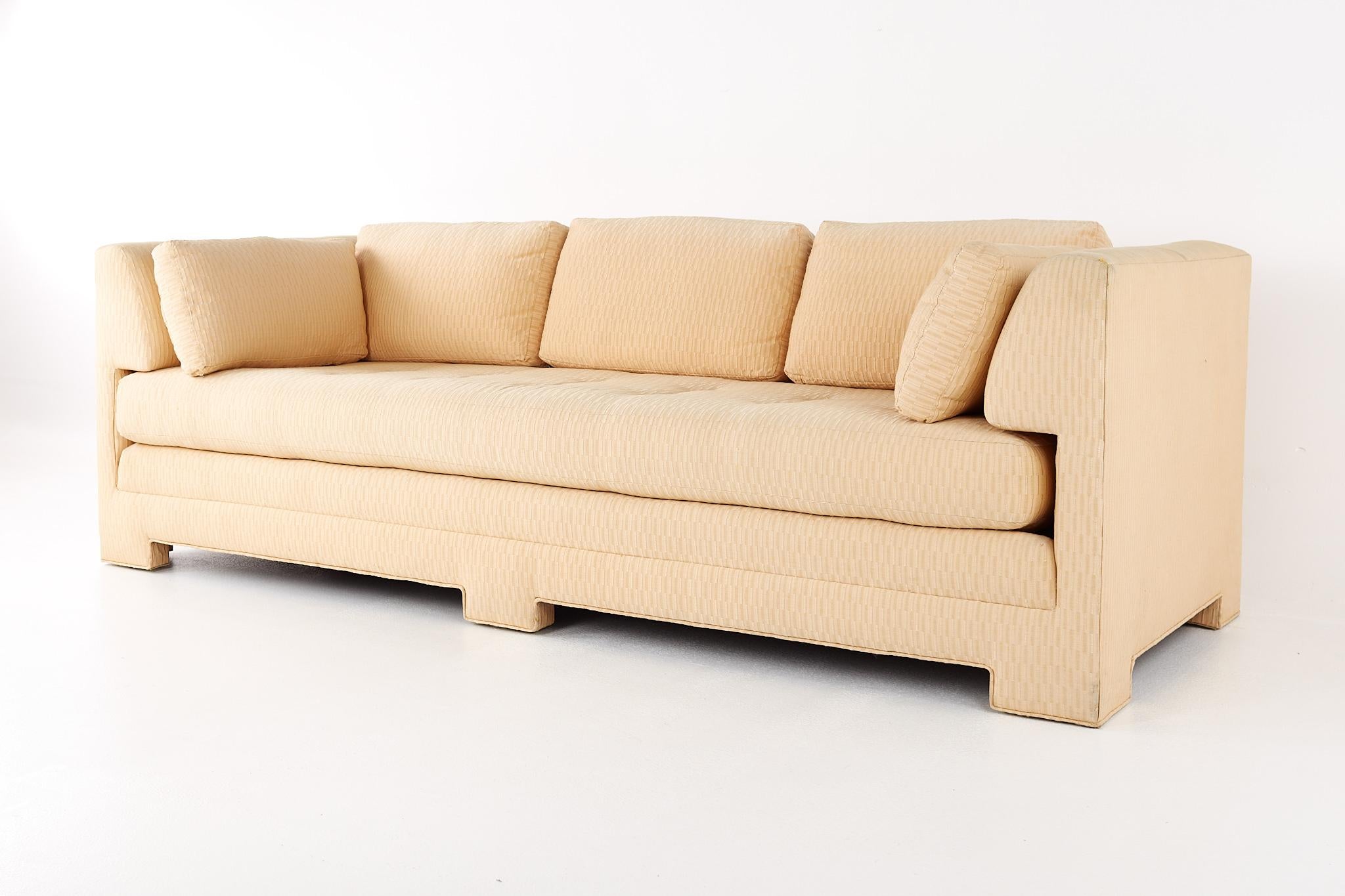 Mid-Century Modern Interior Crafts Mid Century Parsons Sofa