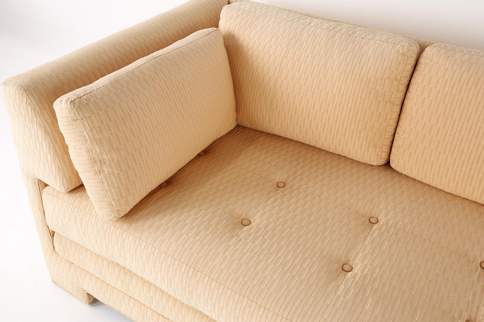 American Interior Crafts Mid Century Parsons Sofa