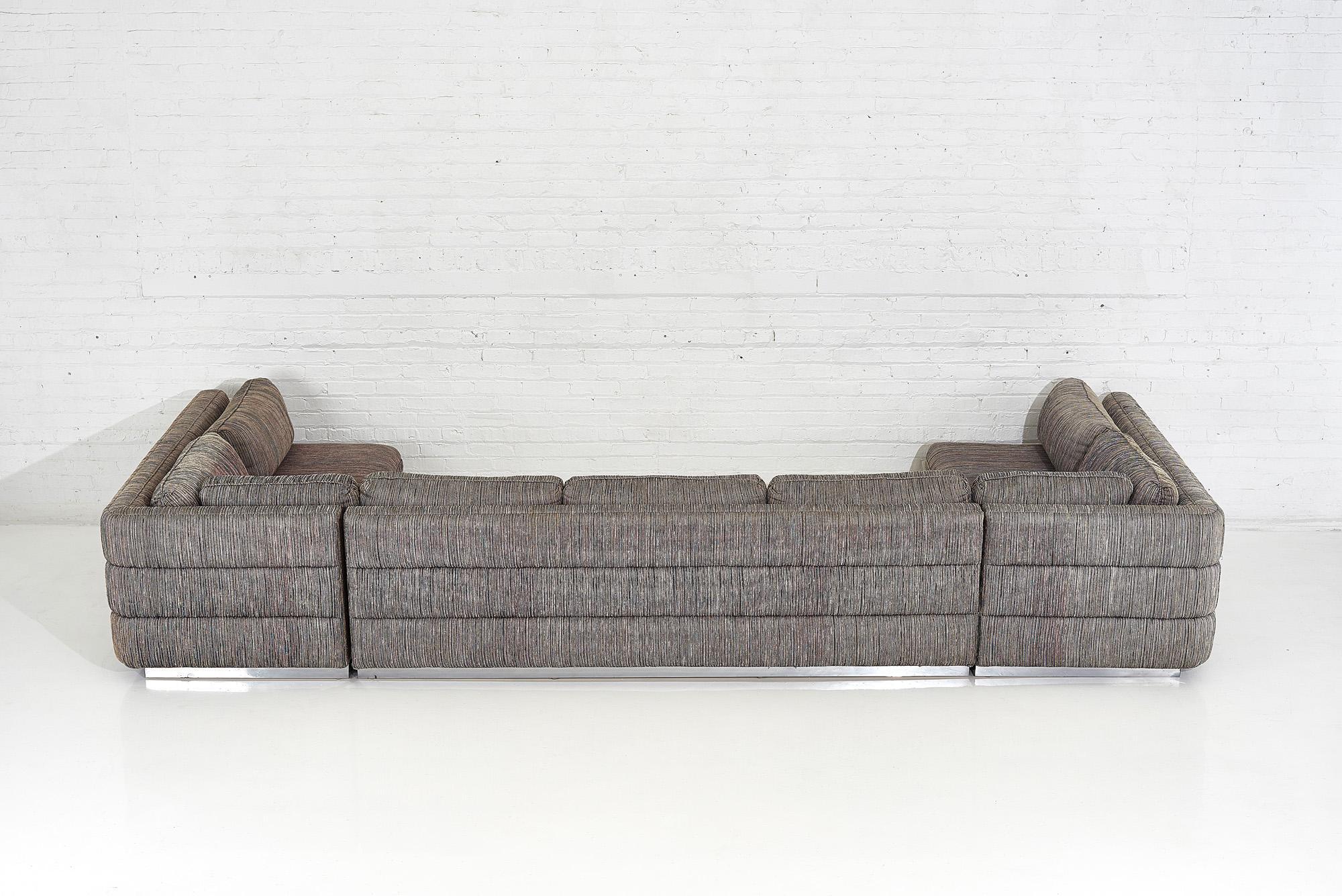 Interior Craft Three-Piece Sectional, 1970 In Good Condition In Chicago, IL