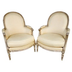 INTERIOR CRAFTS Poltrone bergere francesi Luigi XVI