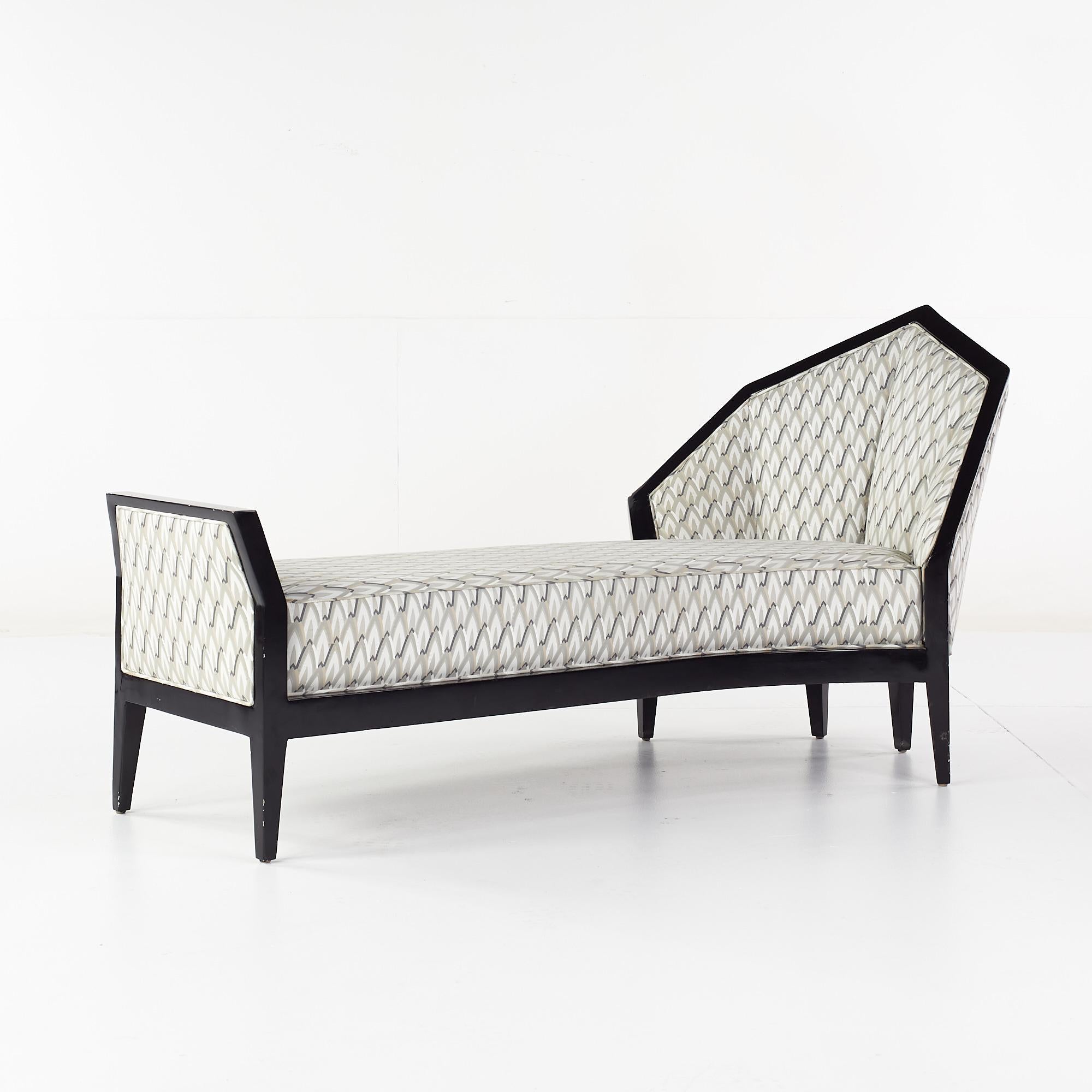 Modern Interior Crafts Geometric Chaise For Sale