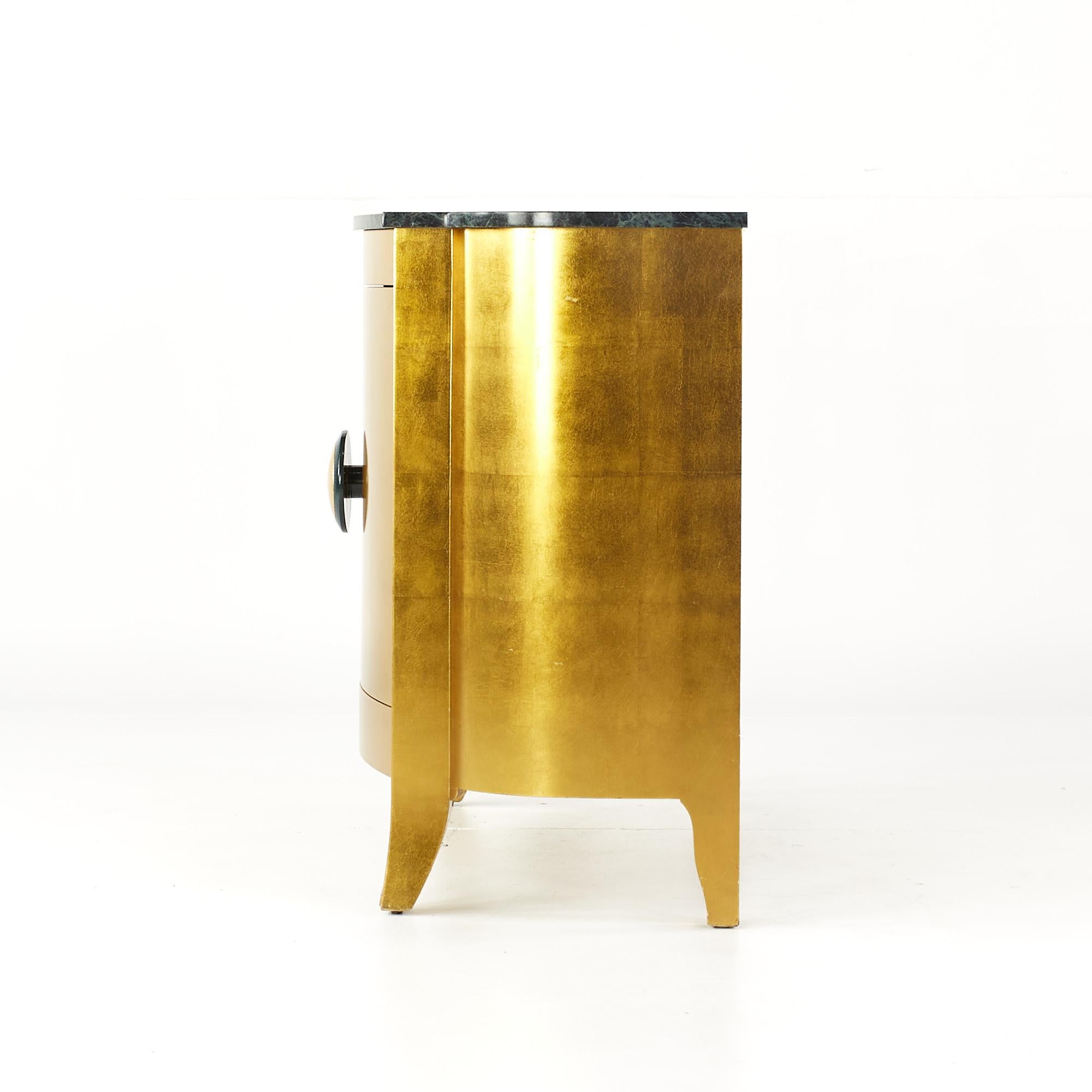 Interior Crafts-Schränke mit Marmorplatte – Paar im Zustand „Gut“ im Angebot in Countryside, IL