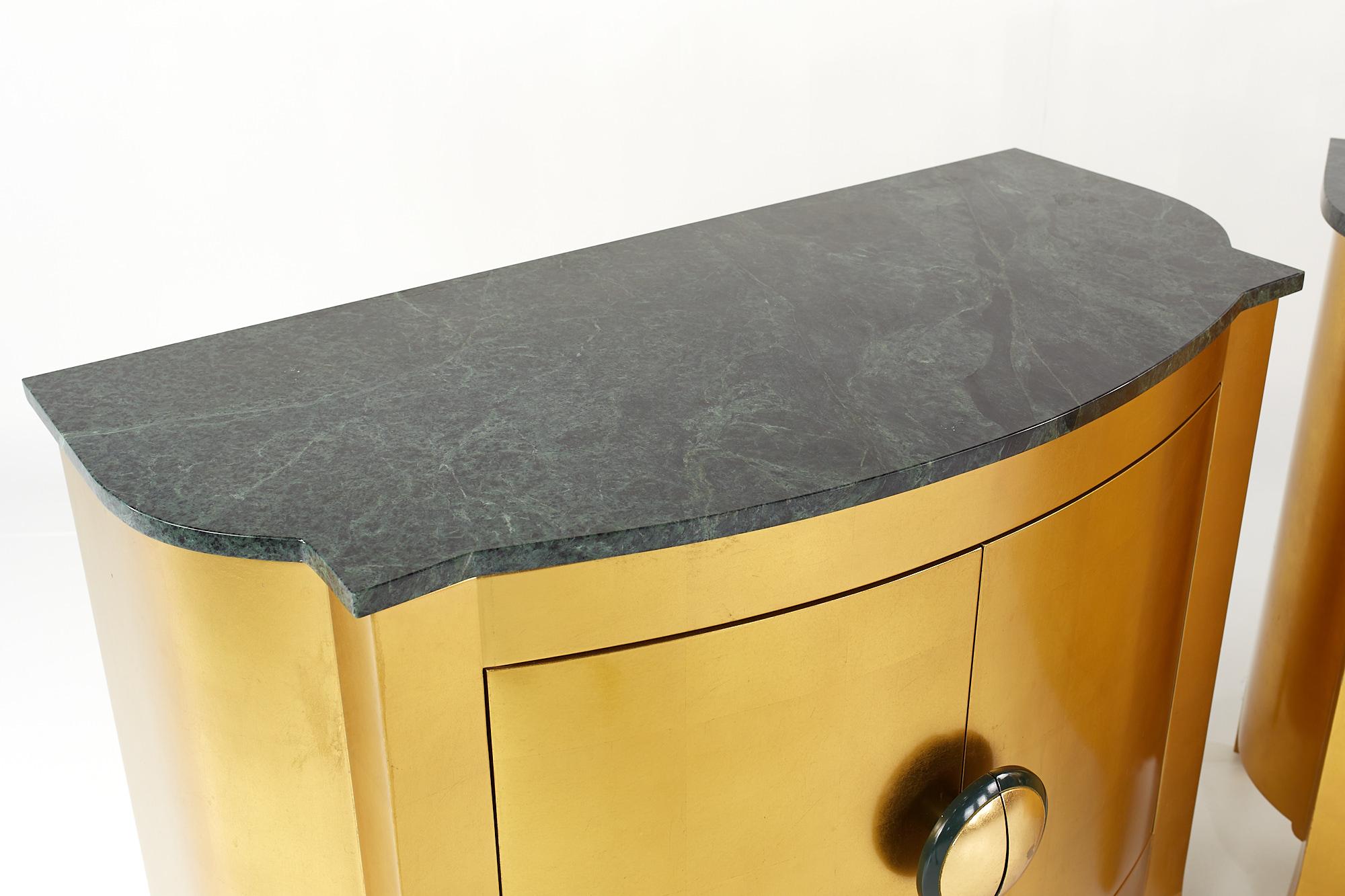 Interior Crafts-Schränke mit Marmorplatte – Paar im Angebot 3