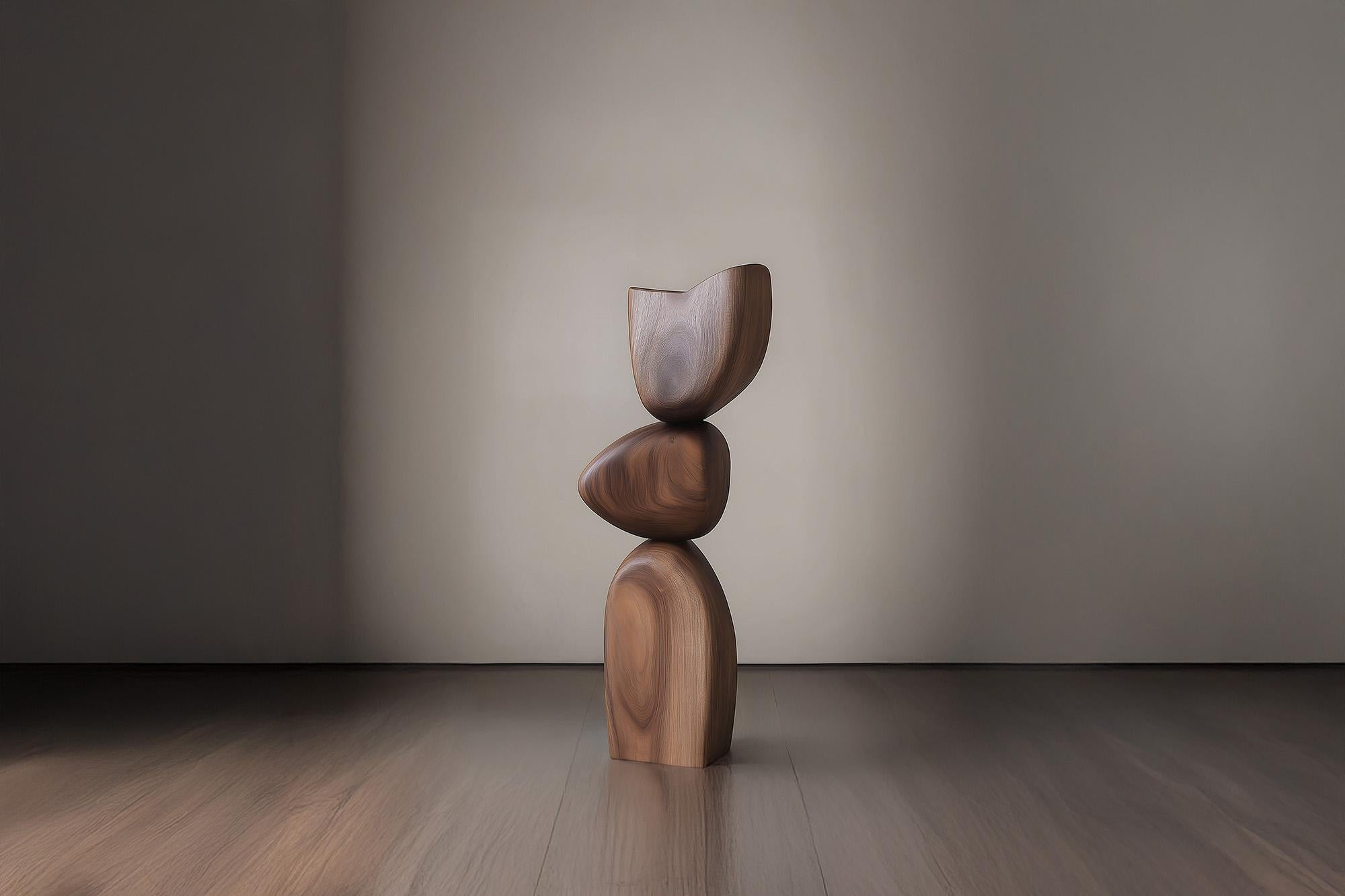 Mid-Century moderno Design/One Art Lull No65 - Scultura in legno realizzata a mano da NONO in vendita