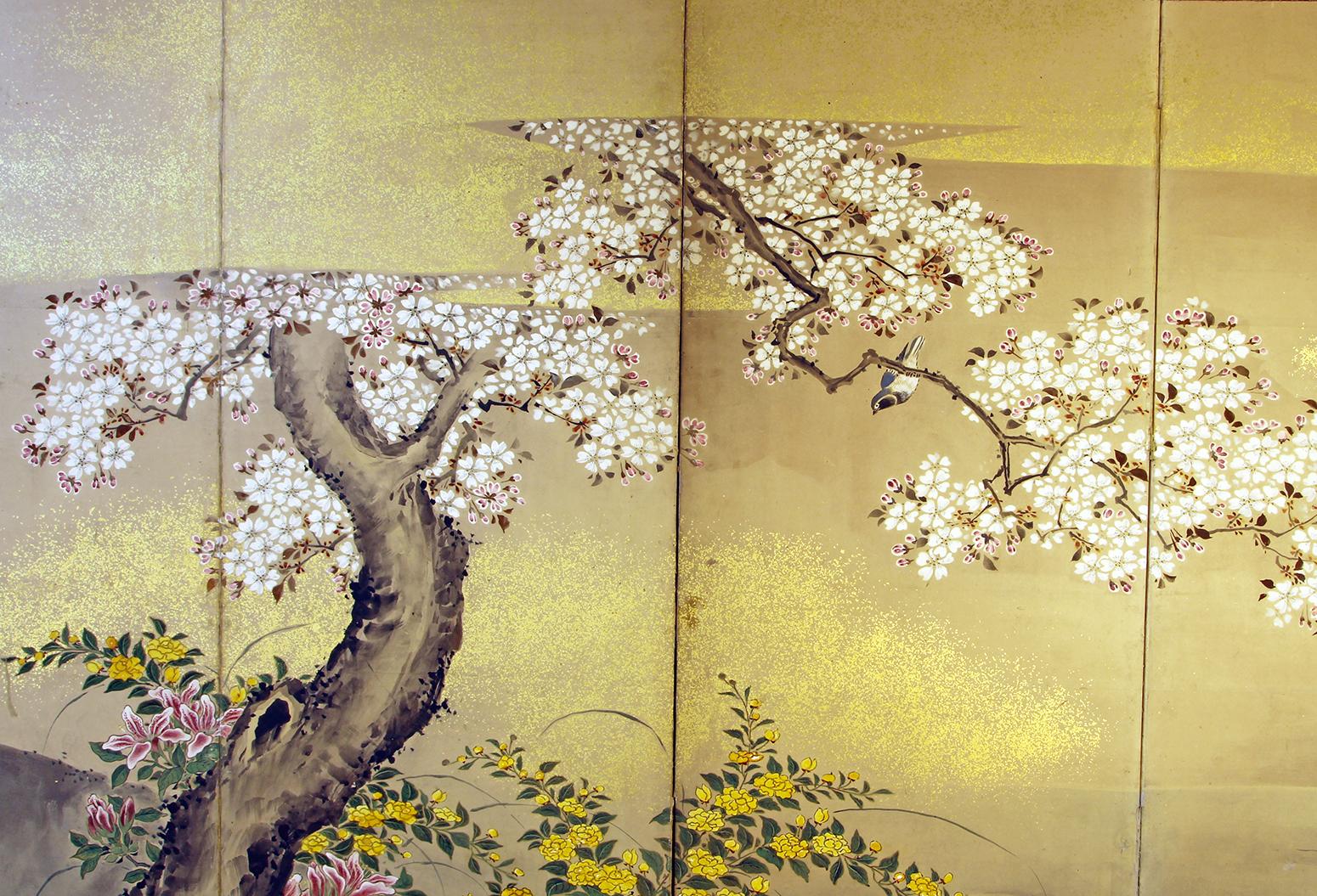 Interior Design Japanese screen Landscape for a luxury wall Antiques Asian at 1stDibs