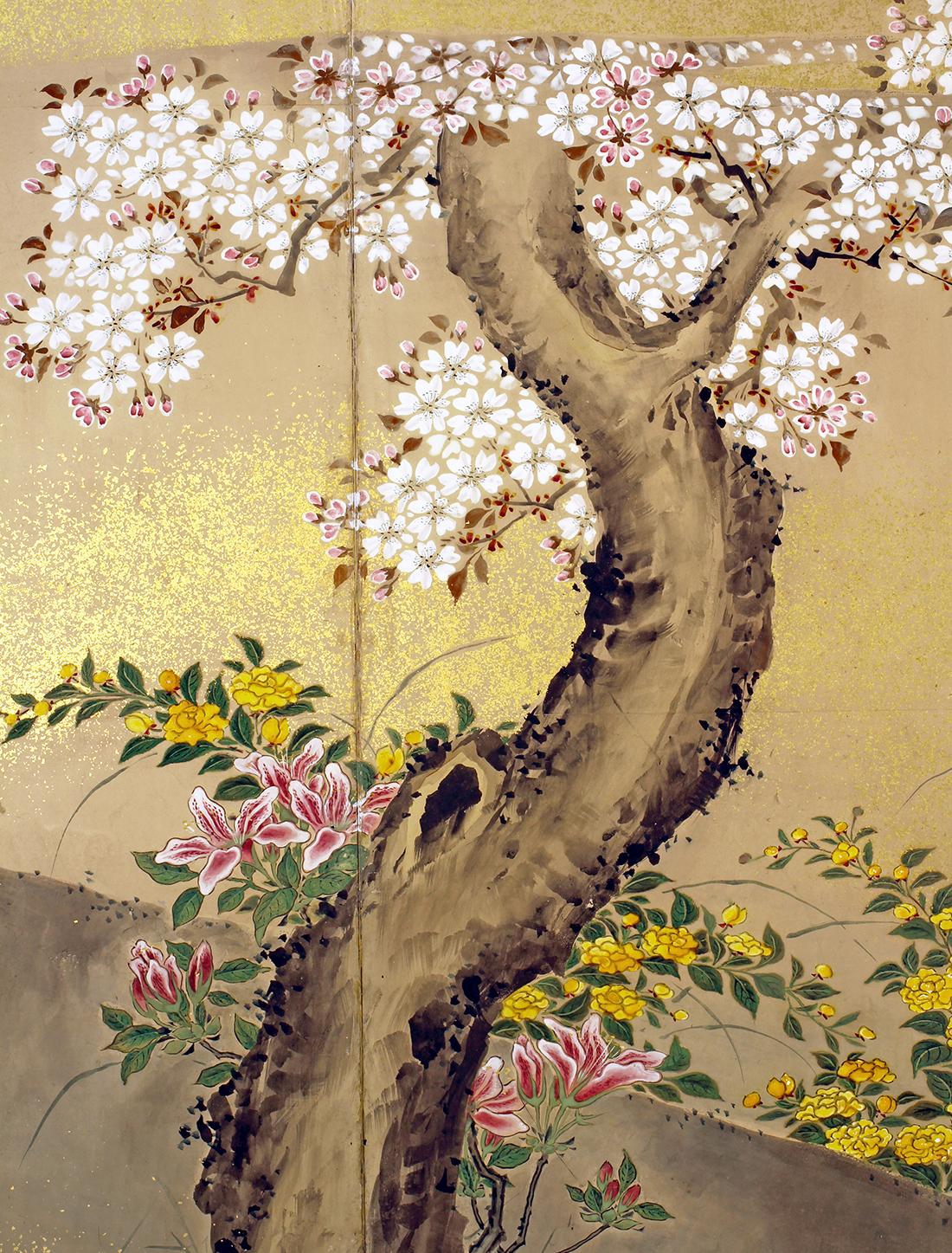 Interior Design Japanese screen Landscape for a luxury wall Antiques Asian at 1stDibs