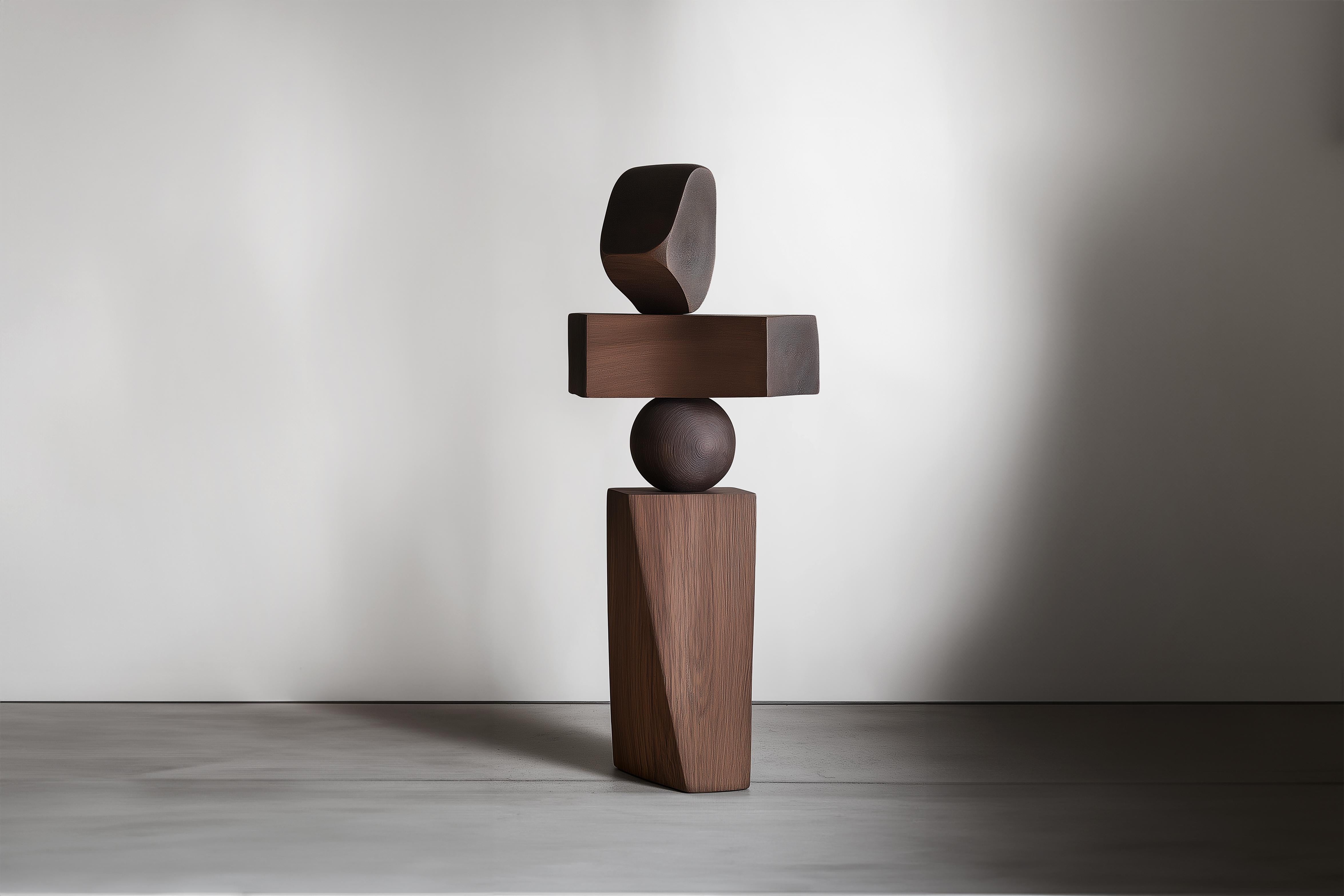 Design amnestique Sculpture en bois Lull No117 by NONO - Parfaite pour les maisons de luxe


---
L'équilibre et la tension sont au cœur de ces sculptures. Le jeu entre les formes lisses et arrondies et les bases solides et angulaires crée un