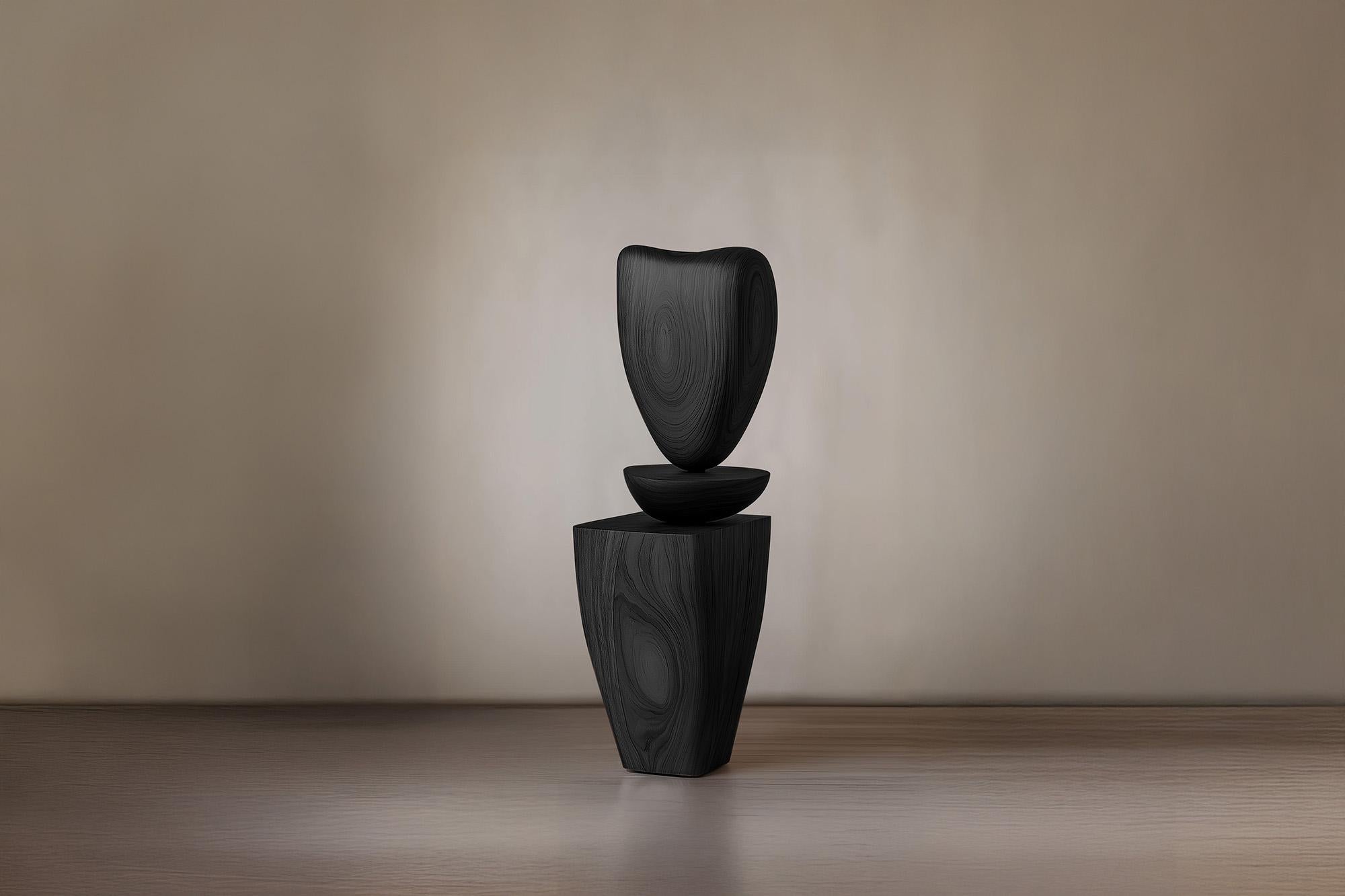 Mexican Interior Design Wooden Totem Lull No71 – Crafted by NONO for Contemporary Spaces For Sale