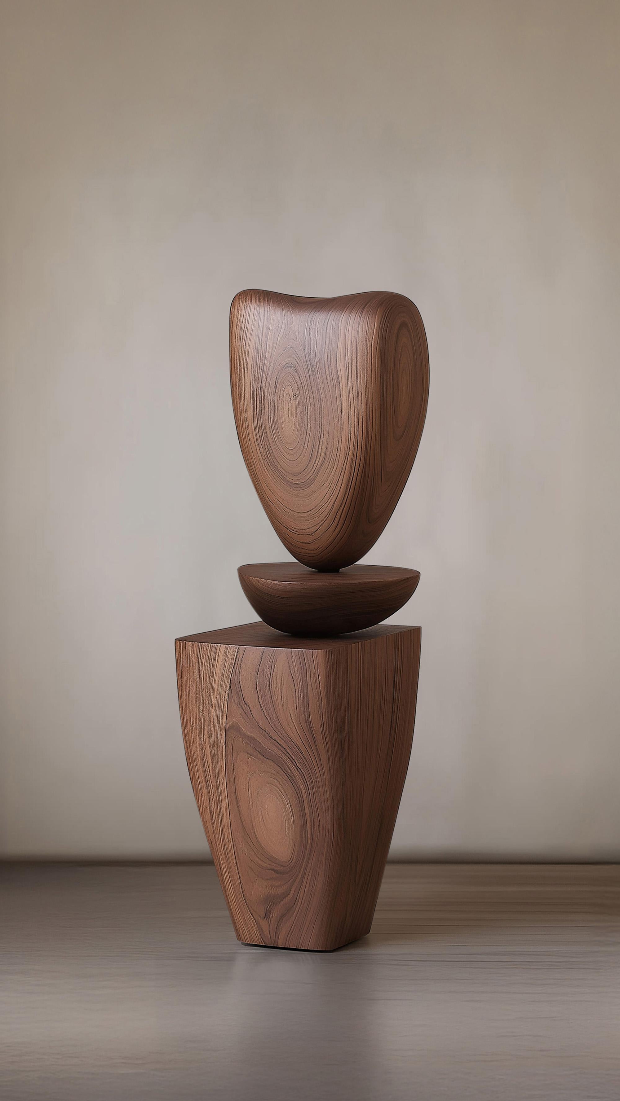 Hand-Crafted Interior Design Wooden Totem Lull No71 – Crafted by NONO for Contemporary Spaces For Sale