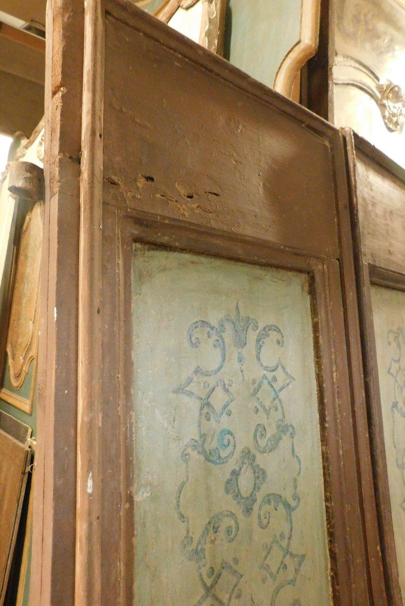 Porte double intérieure laquée et peinte, Ombrie (Italie) en vente 3