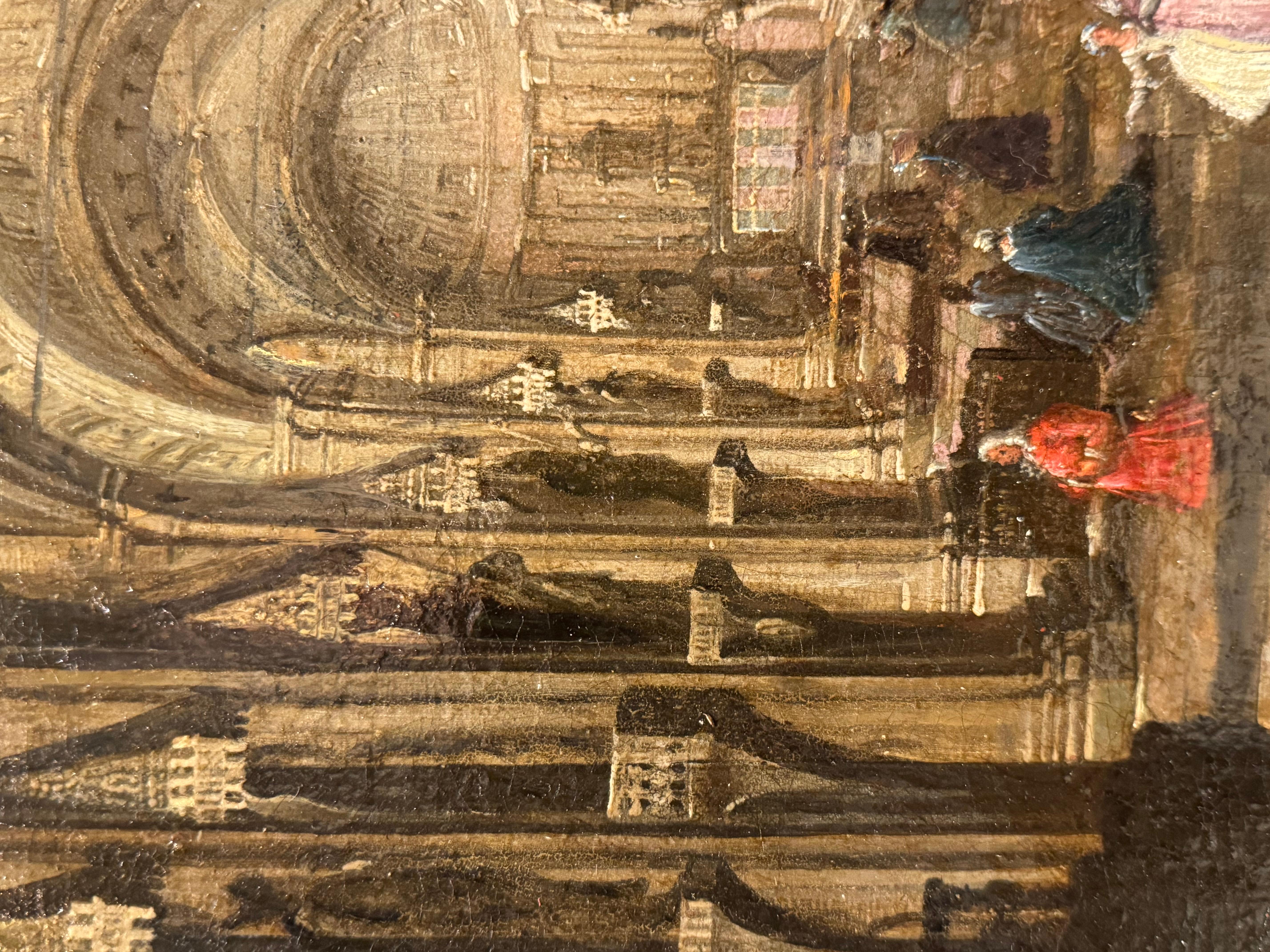 Néerlandais Intérieur d'une cathédrale en Flandre, attribué à Peter NEEFFS, XVIIe siècle. en vente