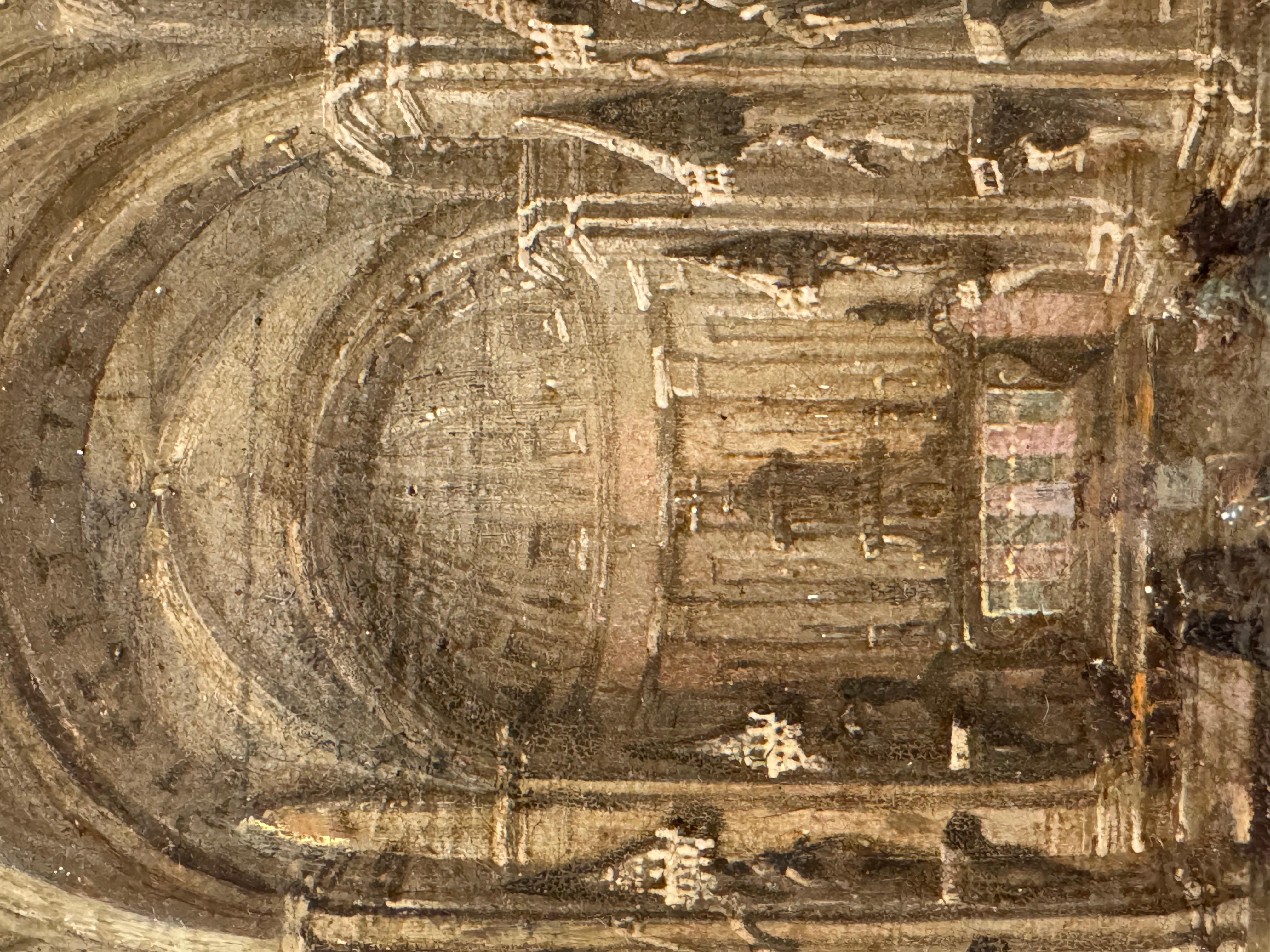 Intérieur d'une cathédrale en Flandre, attribué à Peter NEEFFS, XVIIe siècle. Bon état - En vente à PARIS, FR