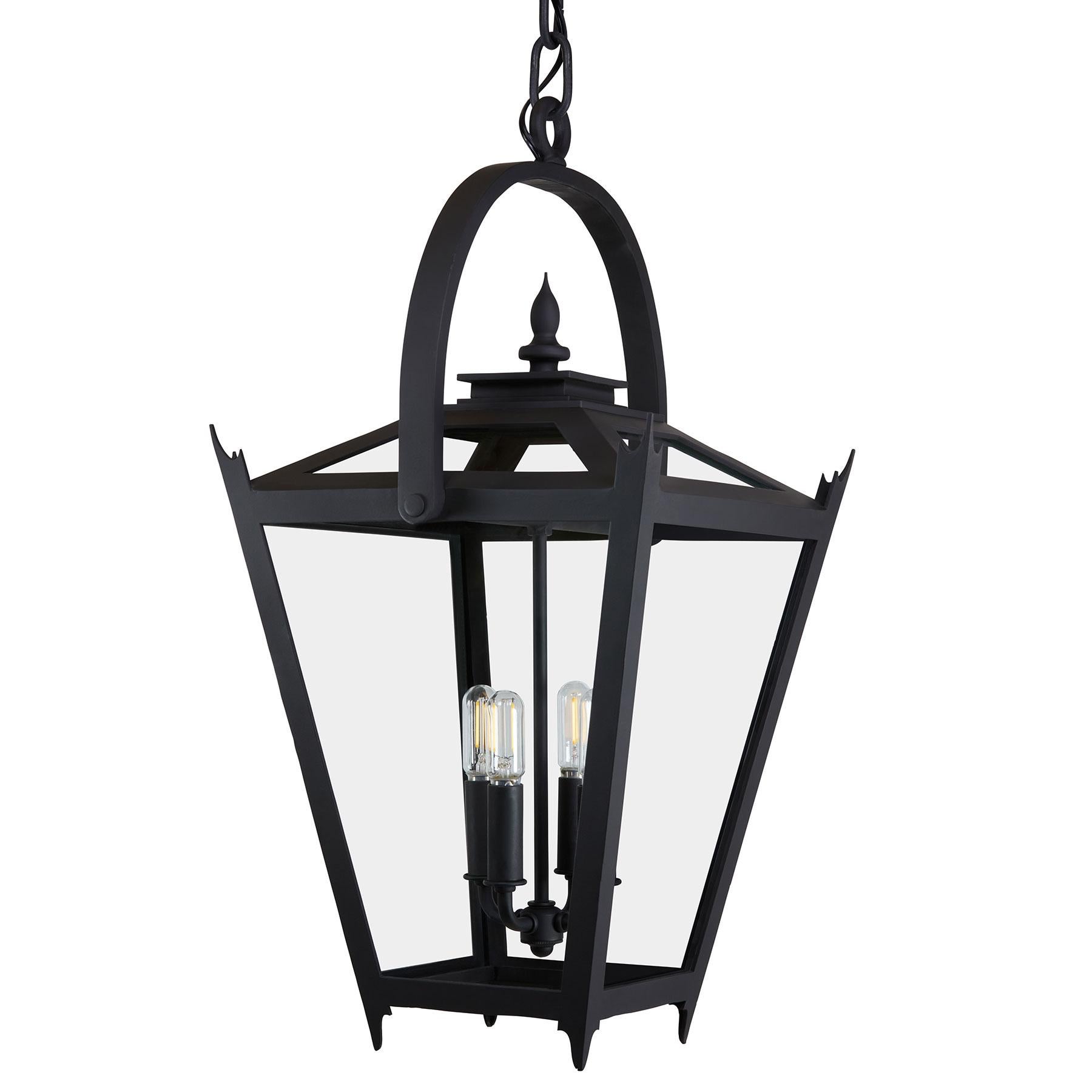 Neocoloniale Apparecchio a sospensione a lanterna Coloniale Francese da interno o da esterno in vendita